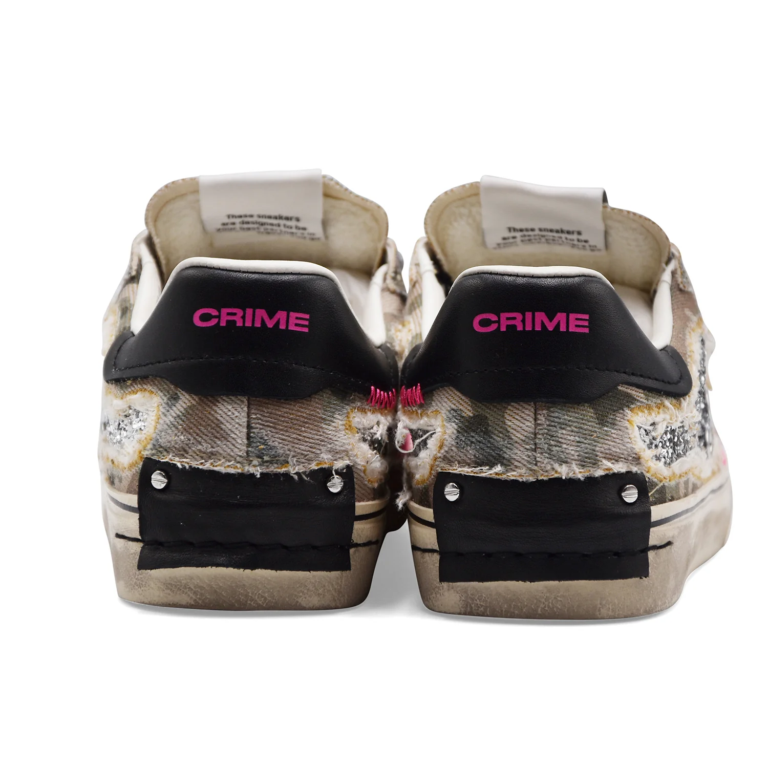 Sneakers Crime Da Donna Distressed Deconstructed Camo Stardust - Image 5