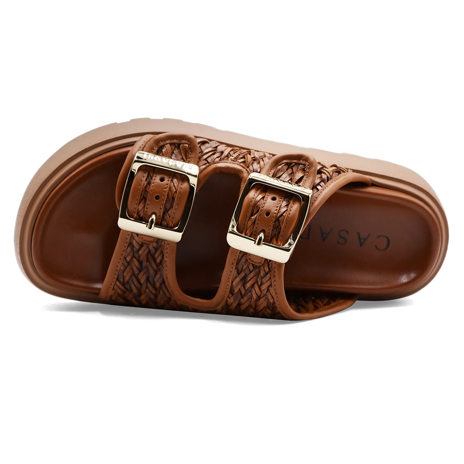 Sandali Donna Casadei Birky Suncity Marrone Havana Made In Italy - Image 3