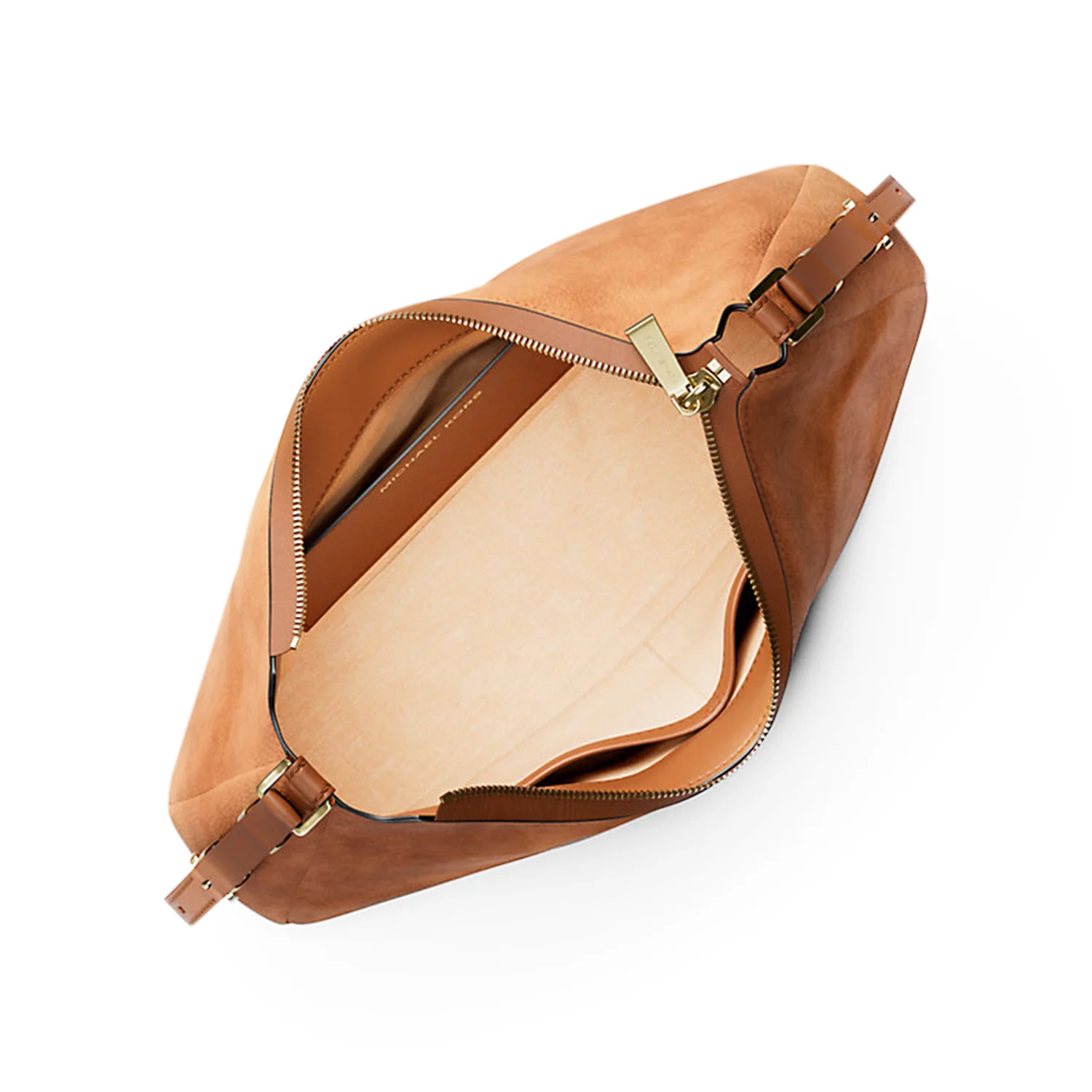 Michael Kors Borsa Donna Nolita Pelle Cammello Dettagli In Oro - Image 3