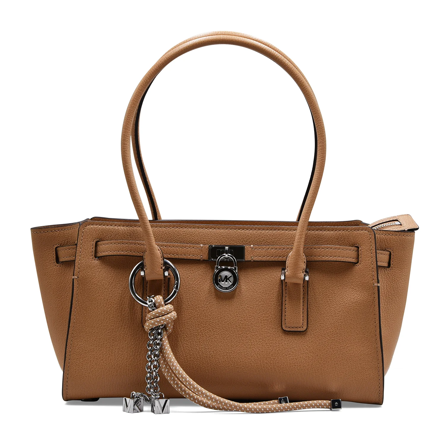 Borsa Michael Kors Donna Hamilton Moderne Pelle Beige Peanut