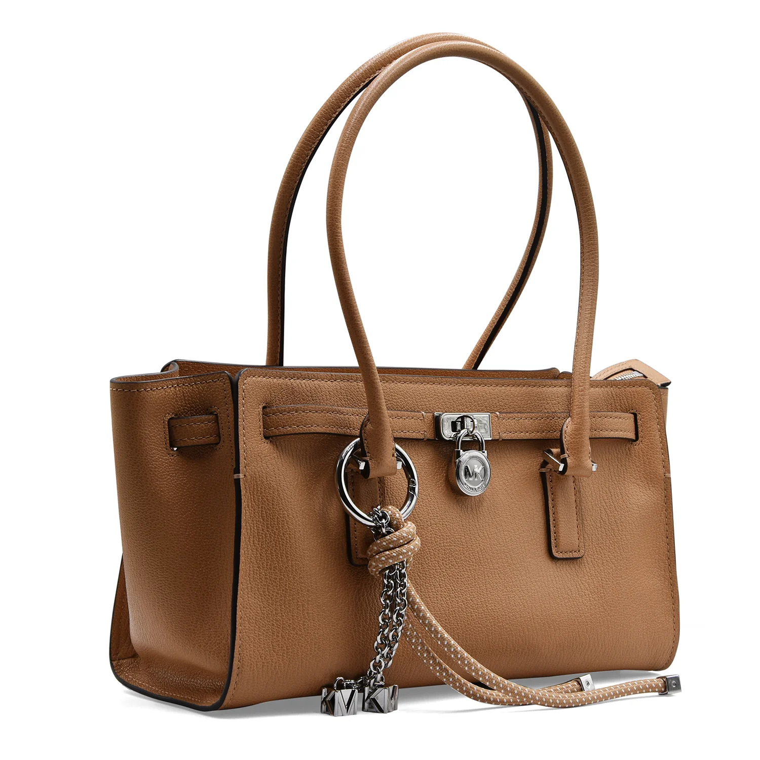 Borsa Michael Kors Donna Hamilton Moderne Pelle Beige Peanut - Image 2