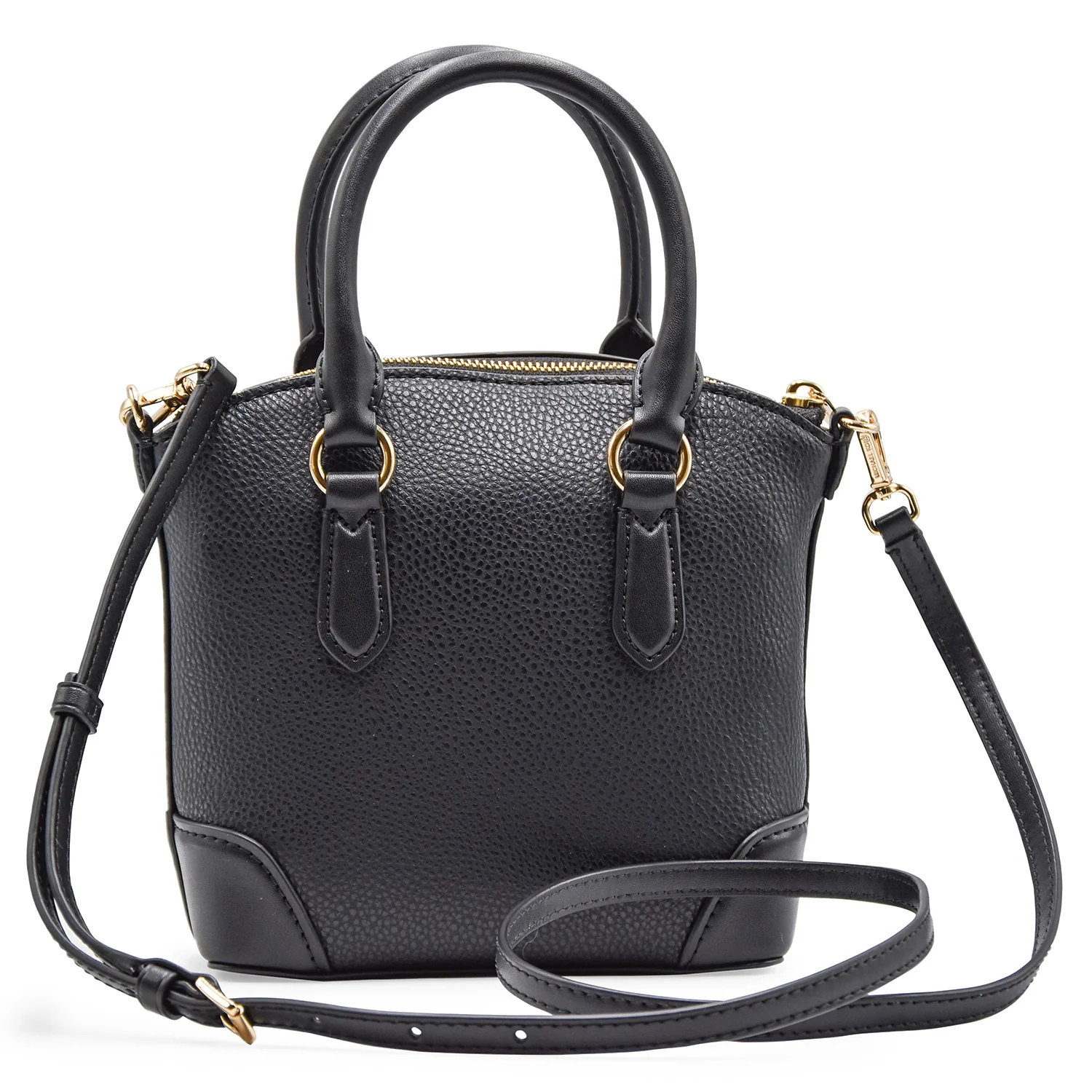 Borsa Michael Kors Donna MURPHY Nera Con Dettagli E Zip In Oro - Image 3