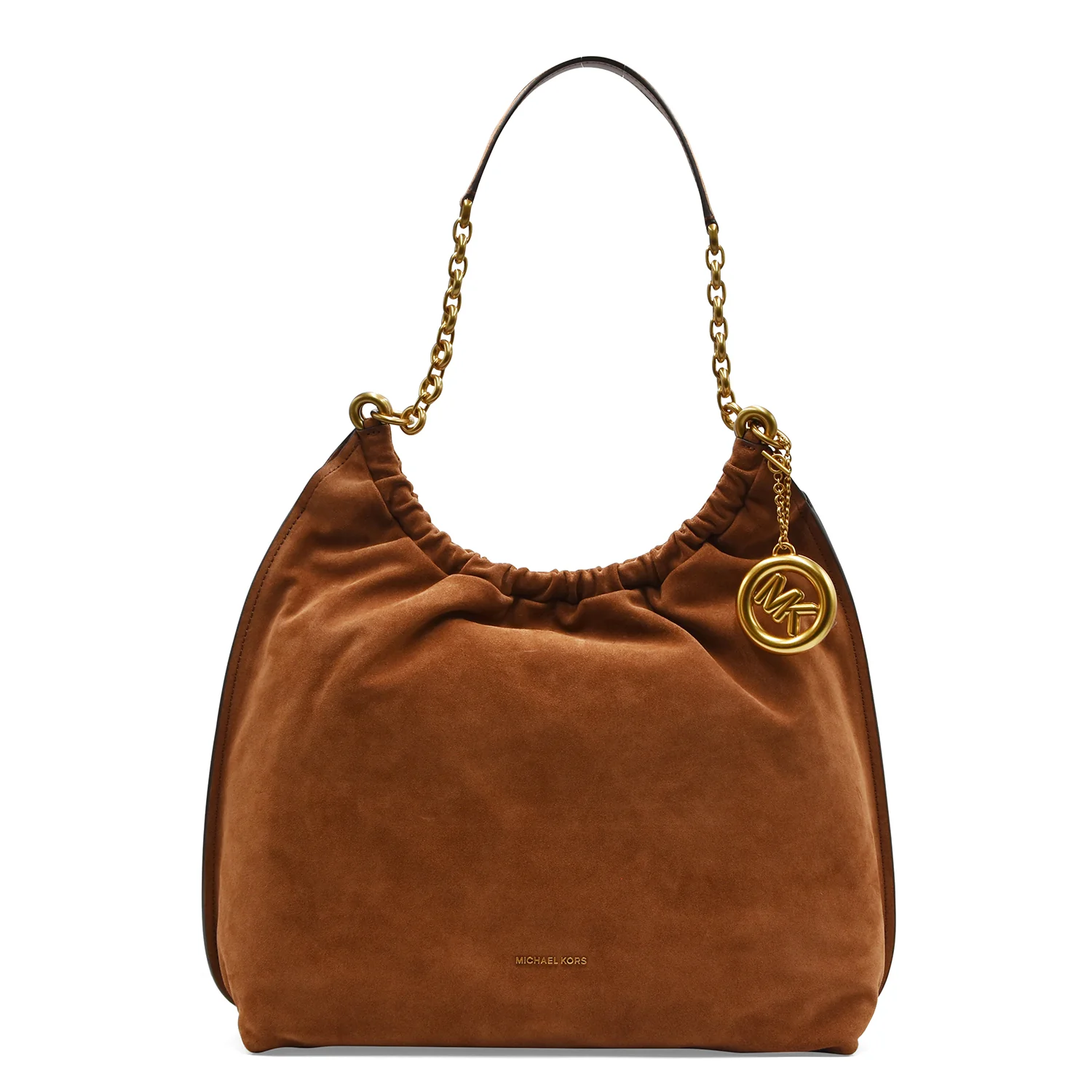 Borsa Michael Kors Shoulder Bag Indie In Pelle Luggage Marrone - Image 3