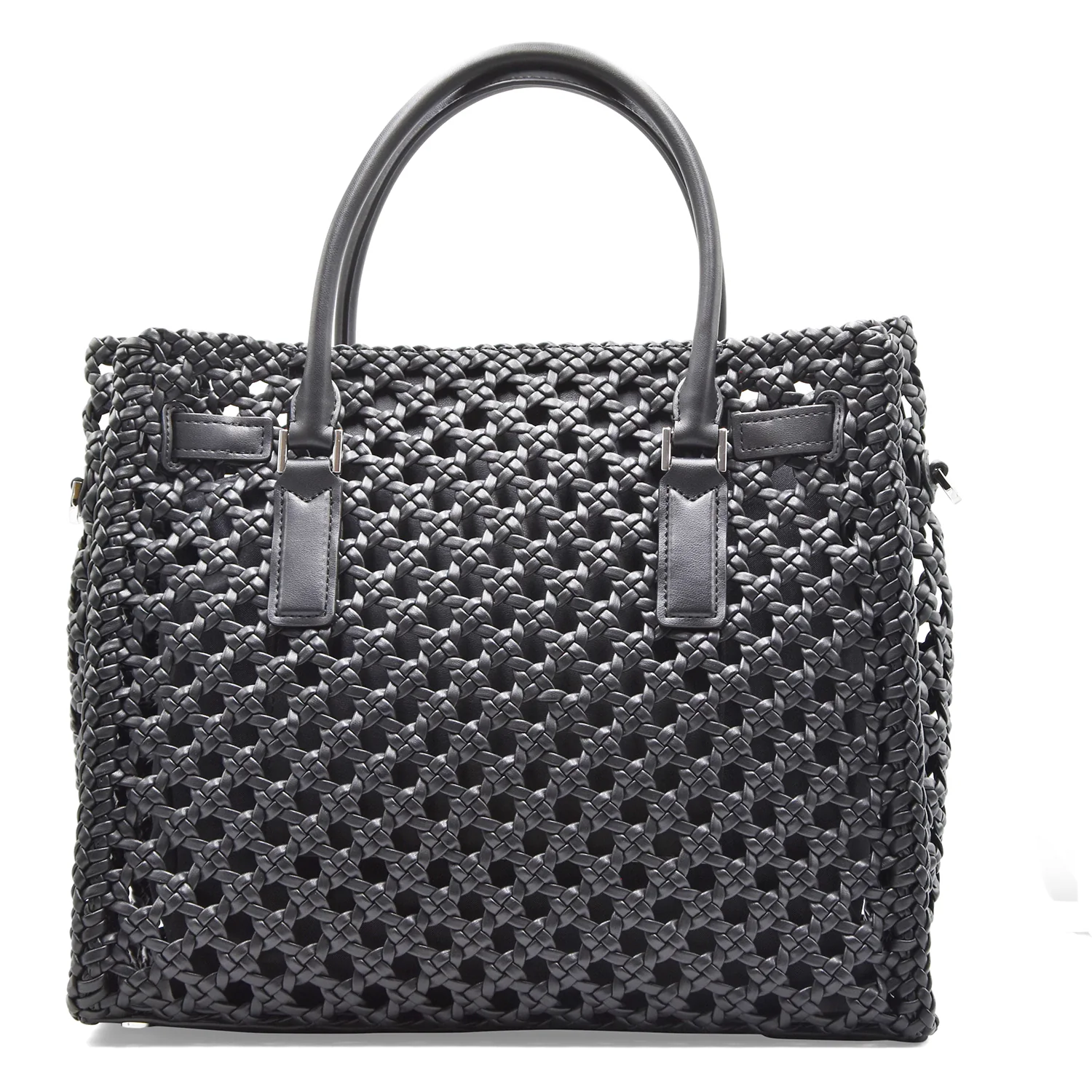Borsa Michael Kors Hamilton Moderne Grande Intrecciata Nero - Image 2