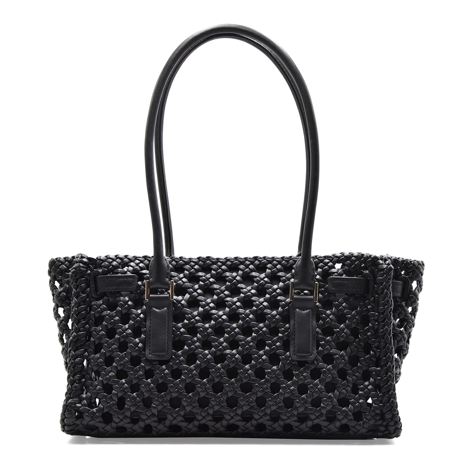 Borsa Michael Kors Hamilton Moderne Intrecciata Nero Elegante - Image 3