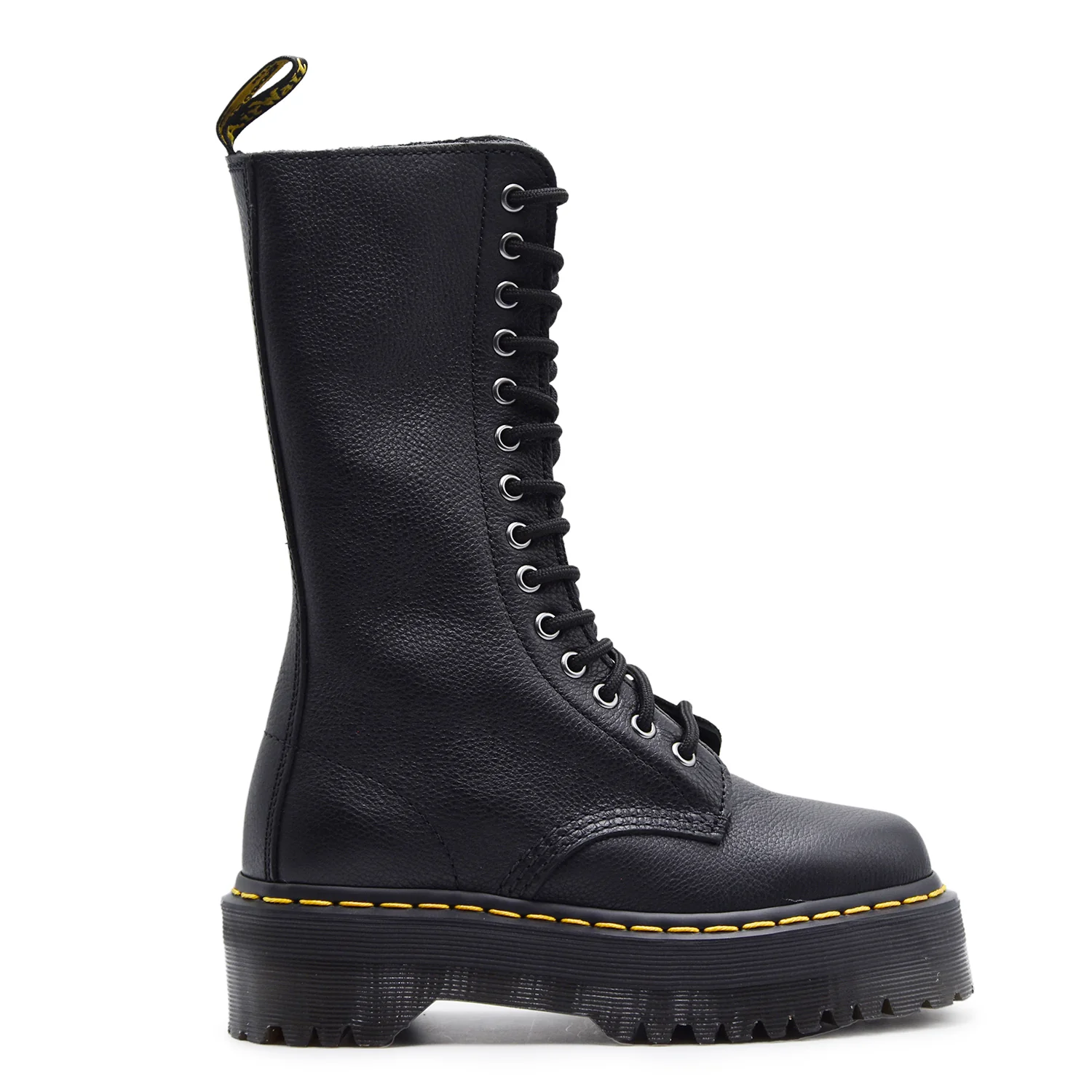 Stivali Dr. Martens Donna Nero 1B99 Quad Platform E Zip Laterale