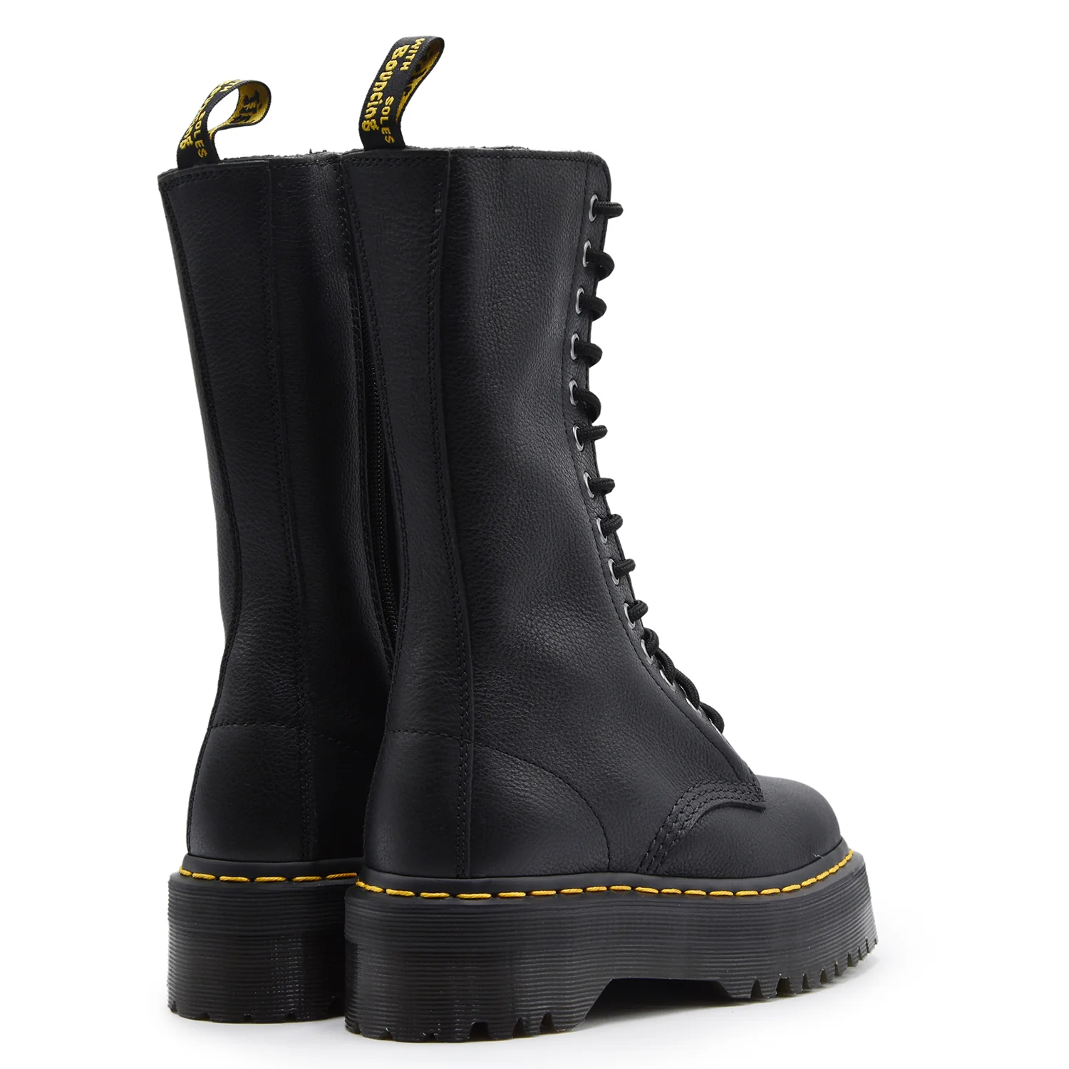 Stivali Dr. Martens Donna Nero 1B99 Quad Platform E Zip Laterale - Image 3