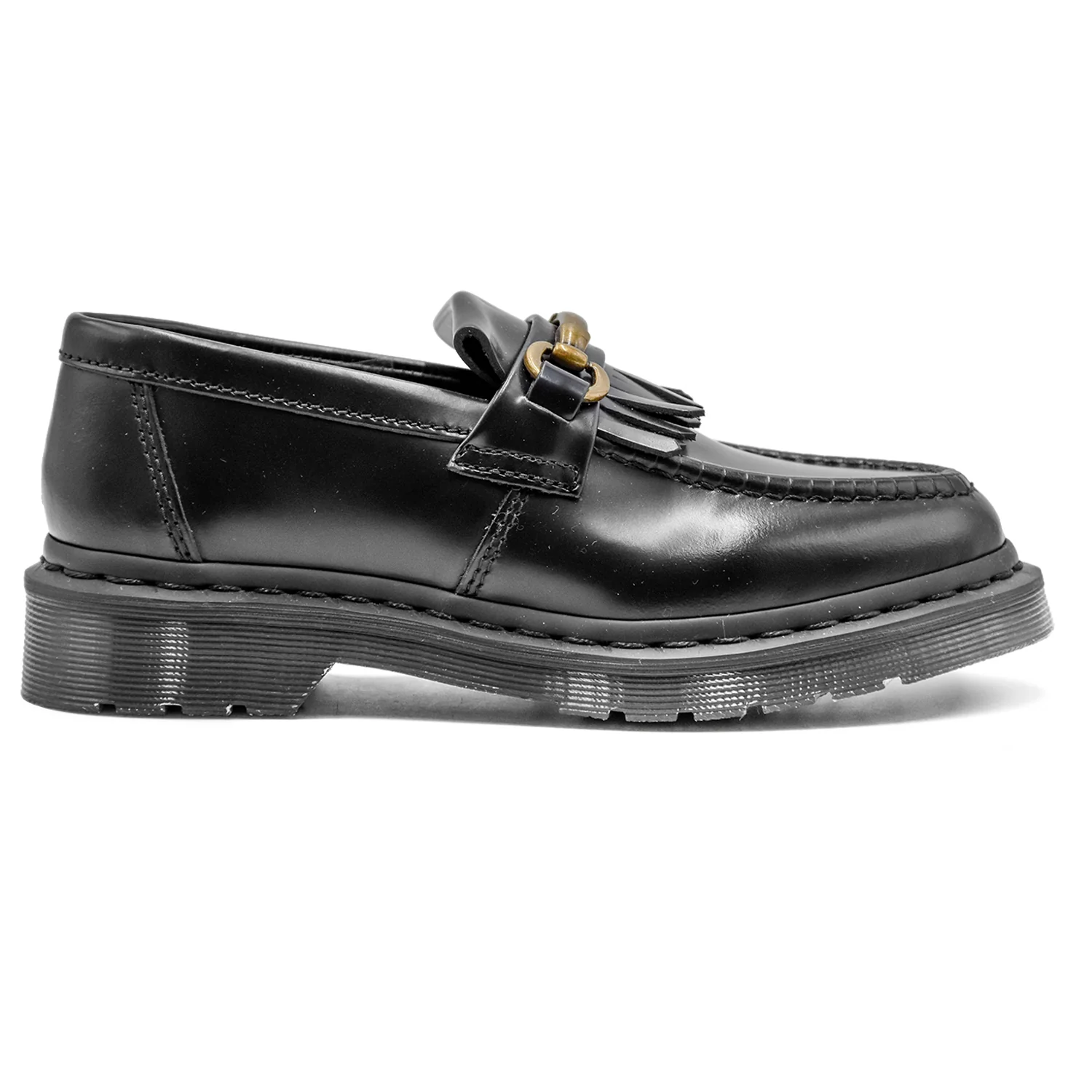 Dr. Martens Mocassini Snaffle Nero Dalla Finitura Lucida Donna