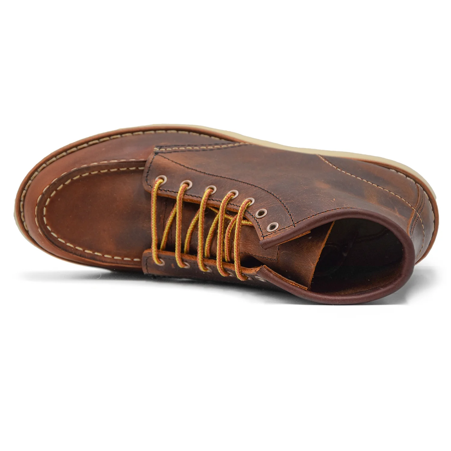 Red Wing Polacchini Moc-Toe Donna Cuoio Con Suola Traction Tred - Image 3