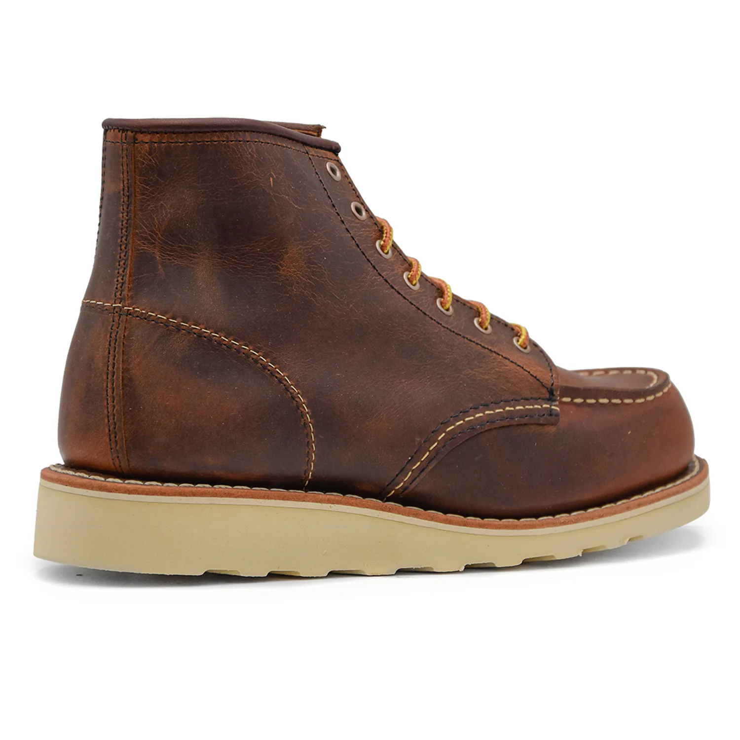 Red Wing Polacchini Moc-Toe Donna Cuoio Con Suola Traction Tred - Image 4