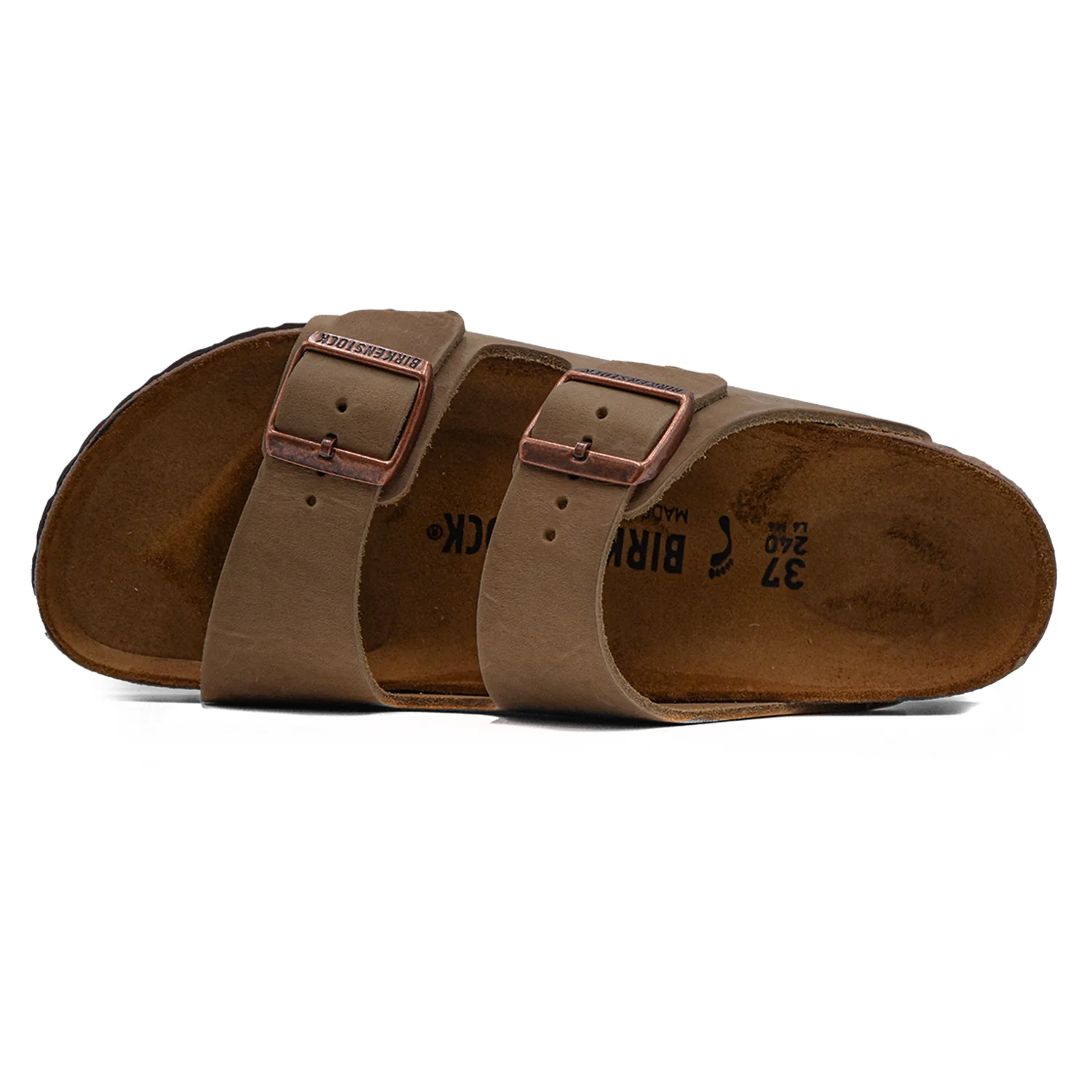 Birkenstock Arizona Sandali Donna Taupe Plantare Forma Anatomica - Image 2