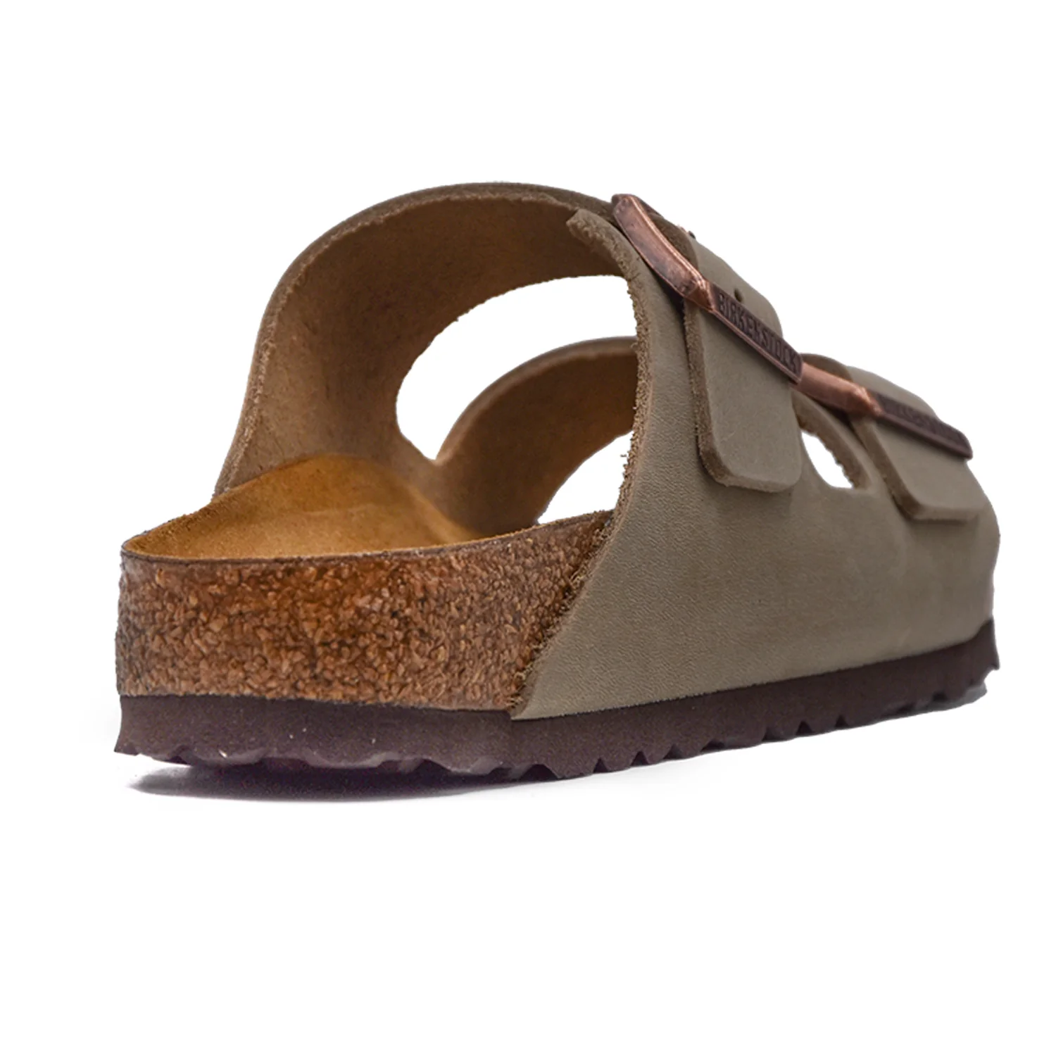 Birkenstock Uomo Sandali Arizona BS Taupe Regolato Da Due Fibbie - Image 4