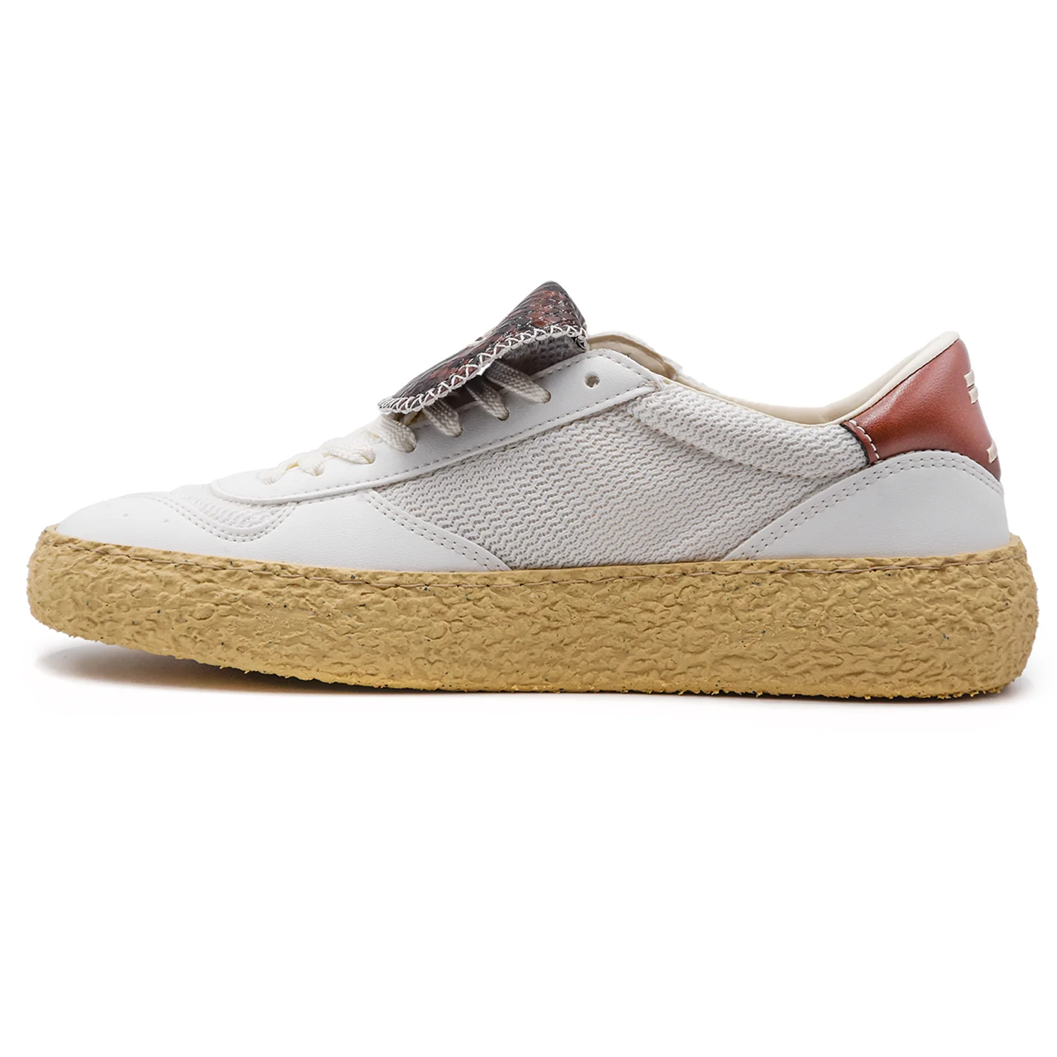 Sneakers Puraai Donna Polly Tab Kaa Bianco Dal Design Iconico - Image 3