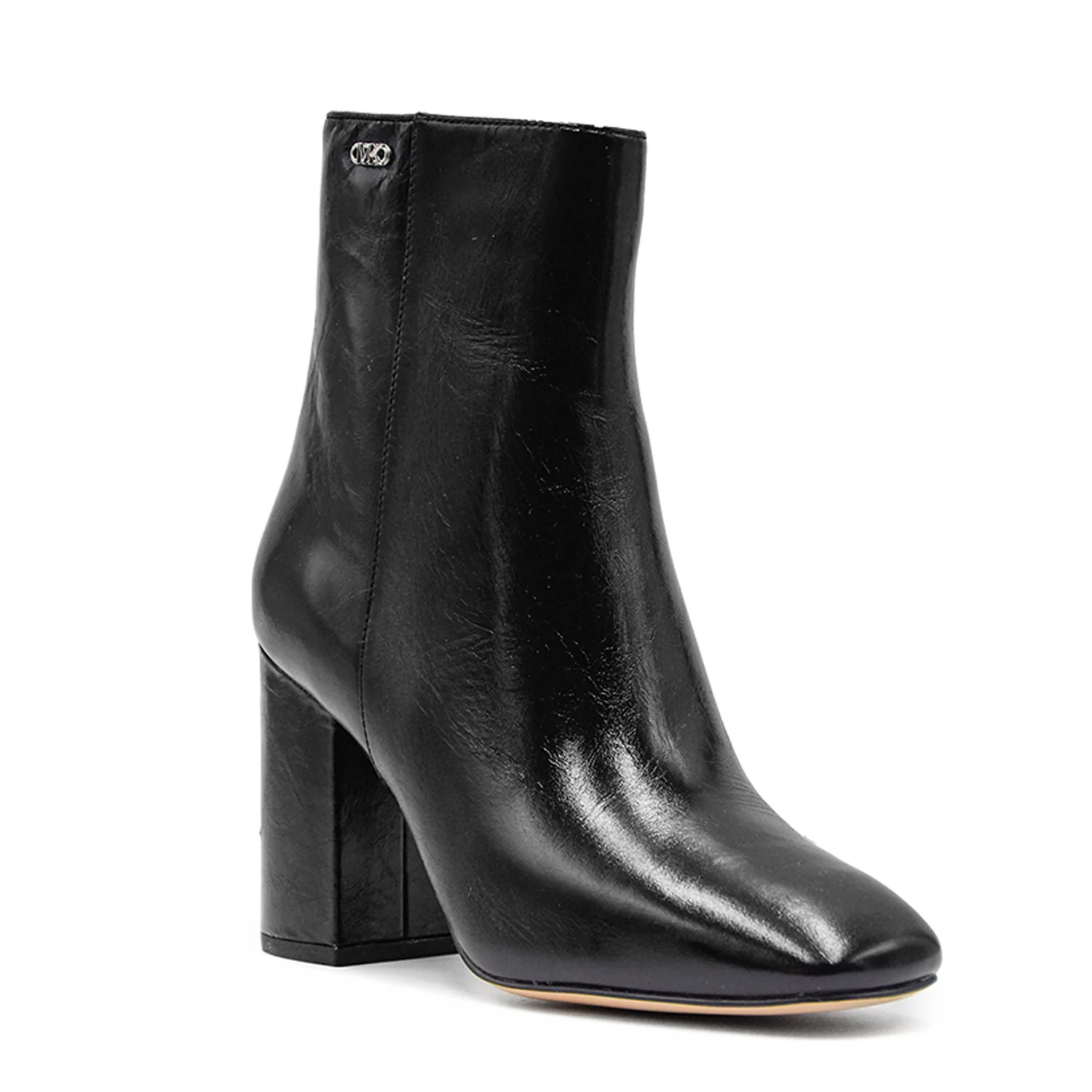 Michael Kors Perla Stivaletti Nero Minimal Con Tacco A Colonna - Image 4