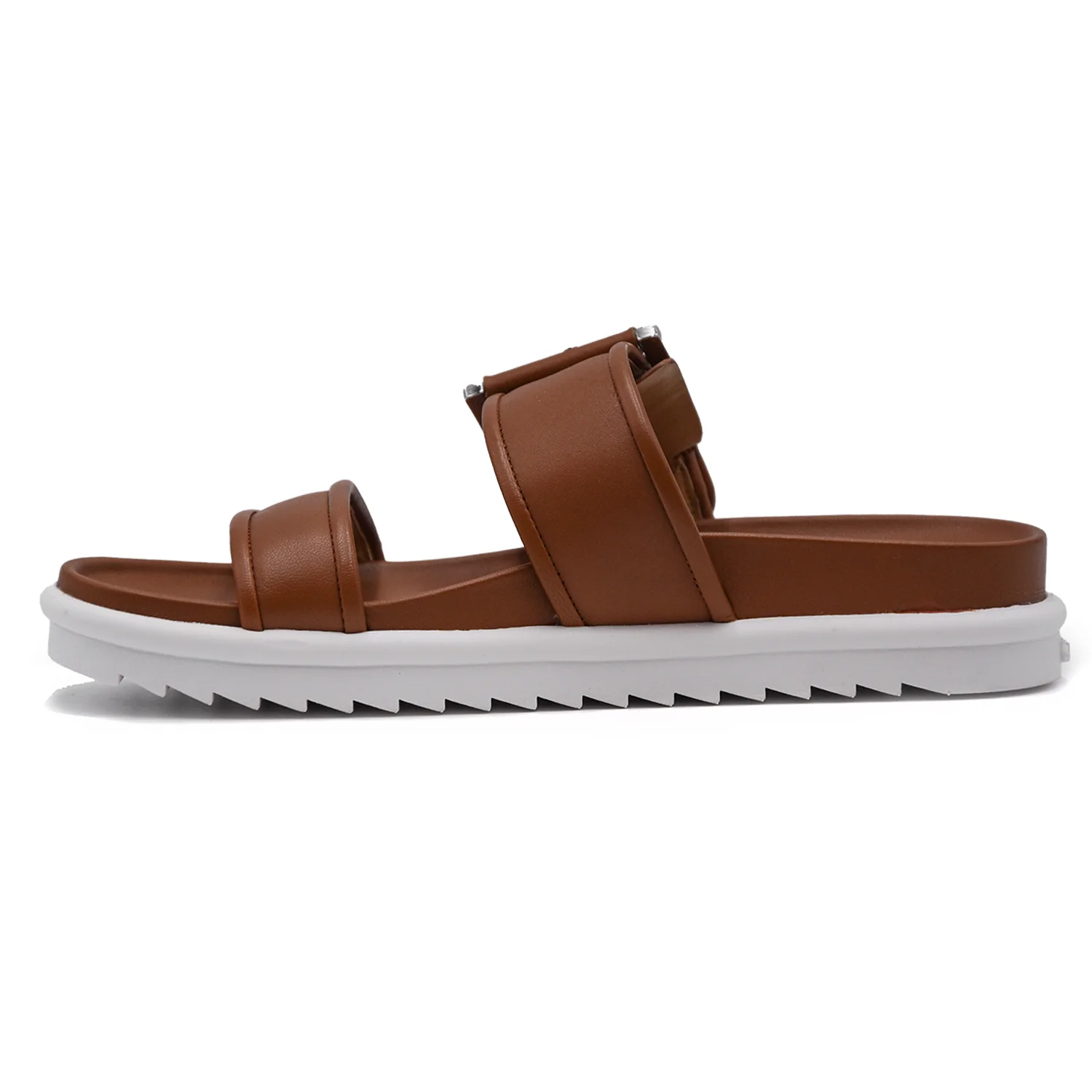 Sandali Michael Kors Cuoio Colby Modello Slip-On Donna - Image 4