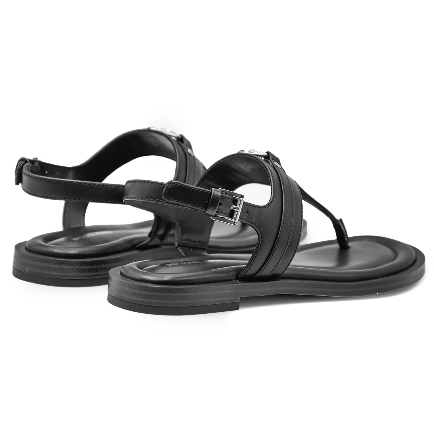 Sandali Infradito Michael Kors Donna Mandy Thong Nero In Pelle - Image 5