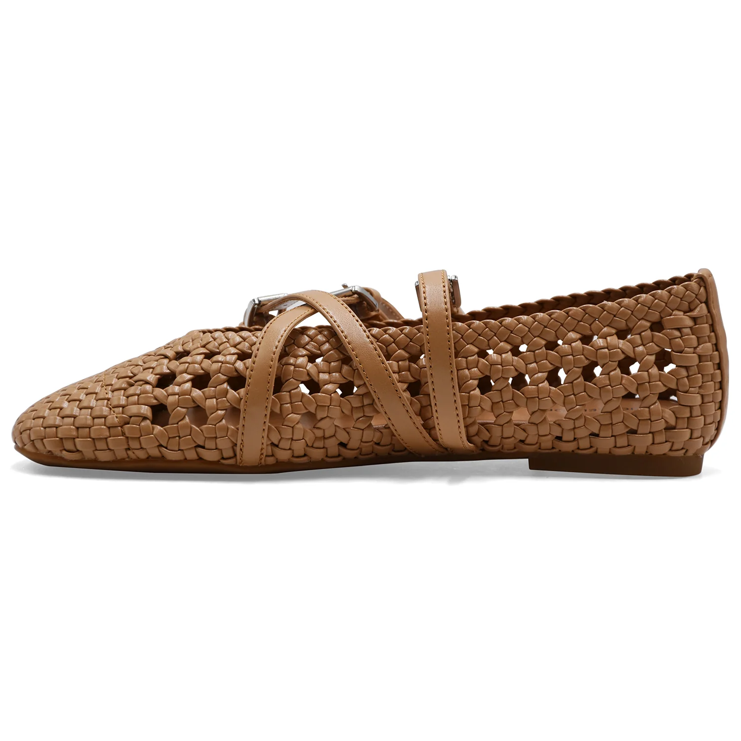 Ballerine Michael Kors Donna INDY WOVEN FLEX BALLET Beige Peanut - Image 4