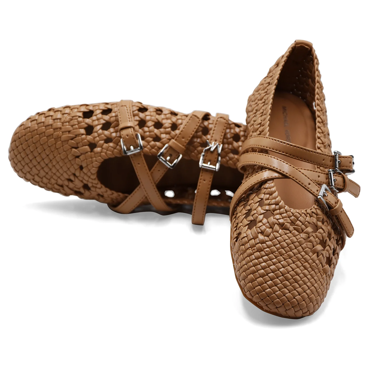 Ballerine Michael Kors Donna INDY WOVEN FLEX BALLET Beige Peanut - Image 5