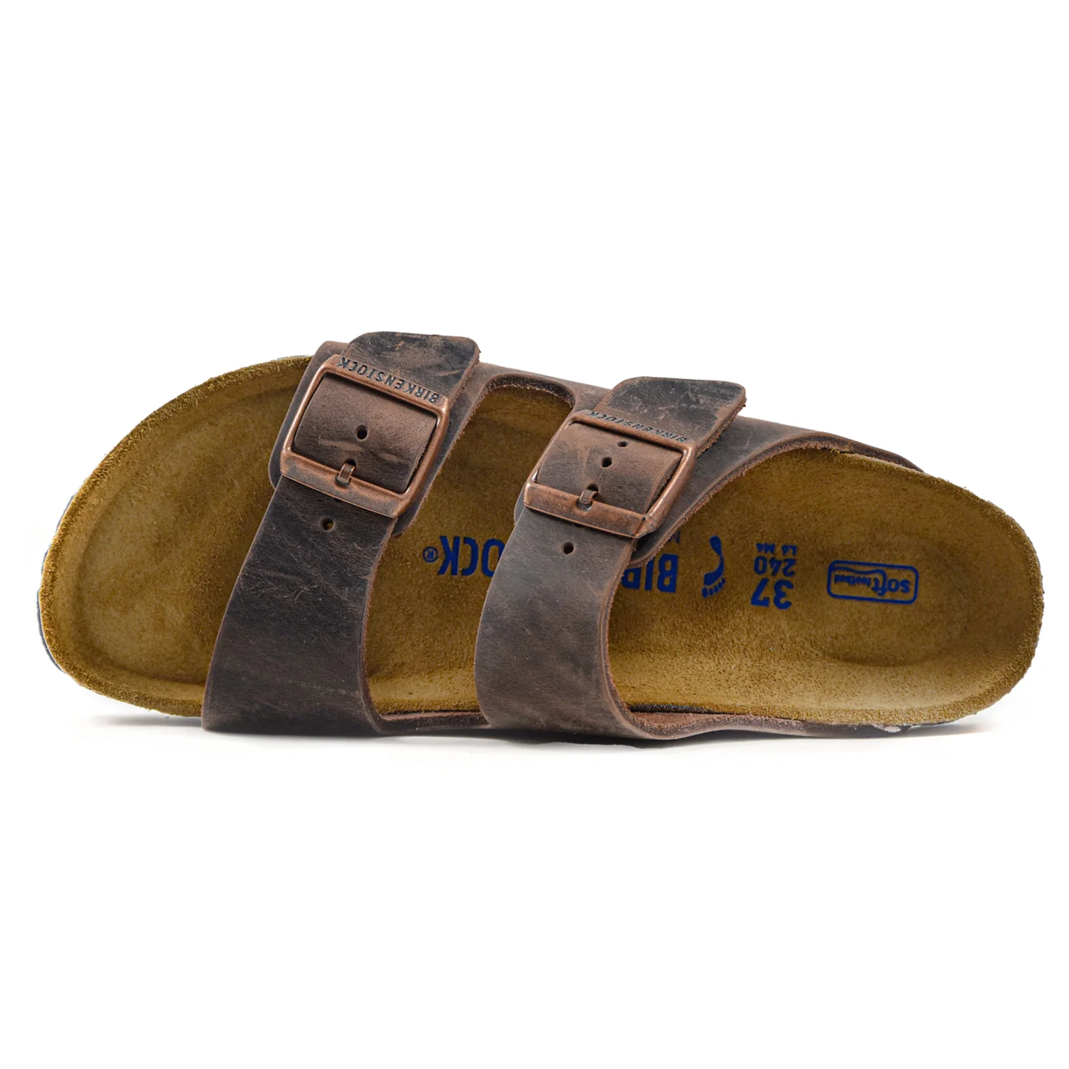 Sandali Birkenstock Sandali Arizona Habana Marrone Oliato Con Fibbia - Image 3