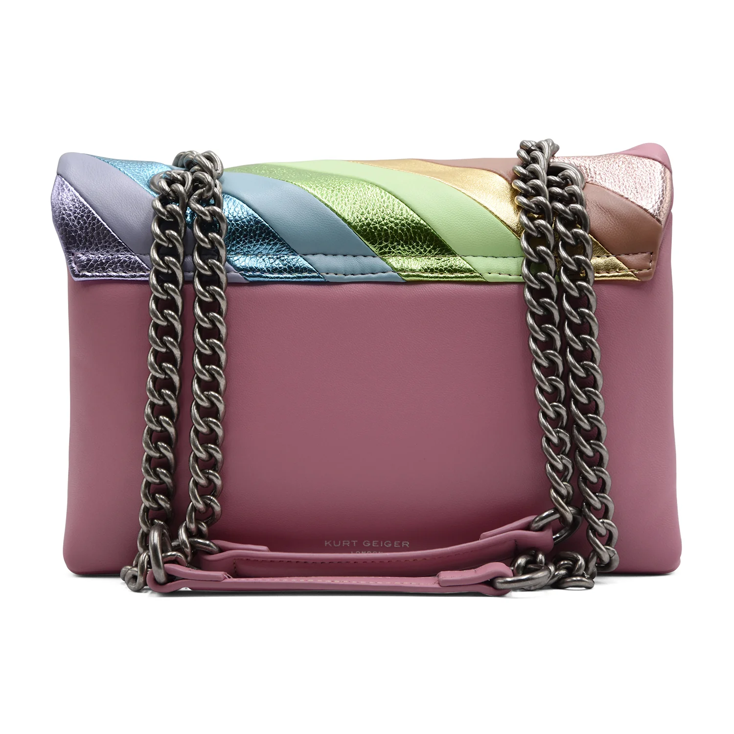Borsa Donna Kurt Geiger Kensington Multicolor Tracolla Metallo - Image 3