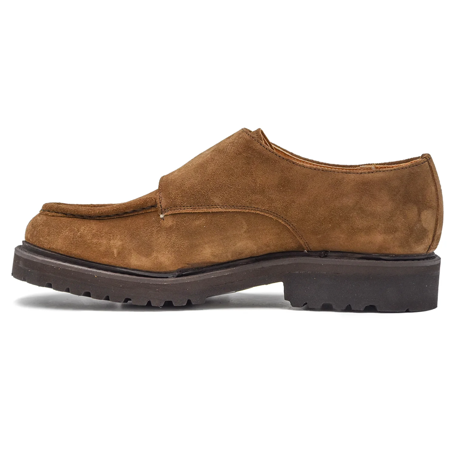 Scarpe Monkstrap Berwick 1707 Uomo Taupe Lavorazione Artigianale - Image 4
