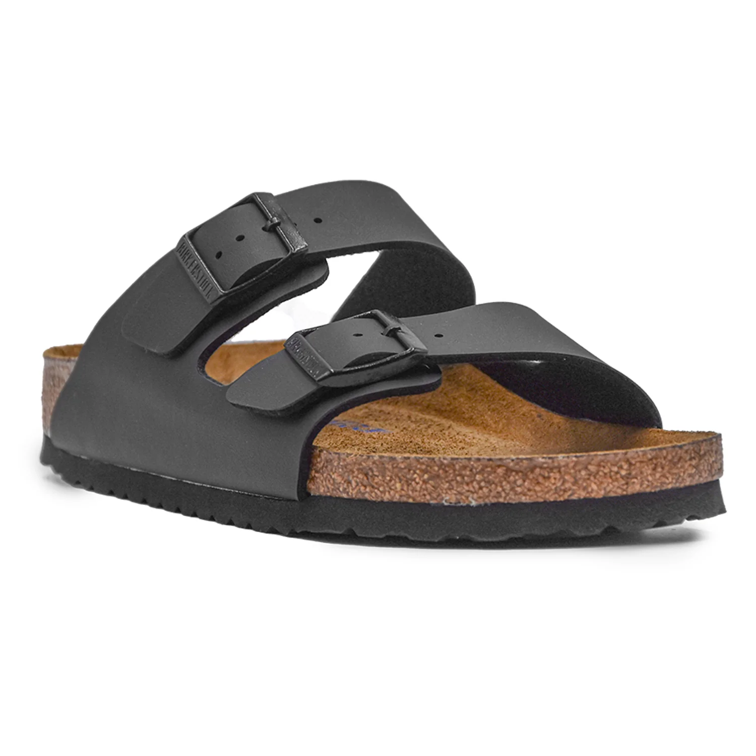 Birkenstock Arizona Nero Uomo In Materiale Birko Flor Suola Eva - Image 5