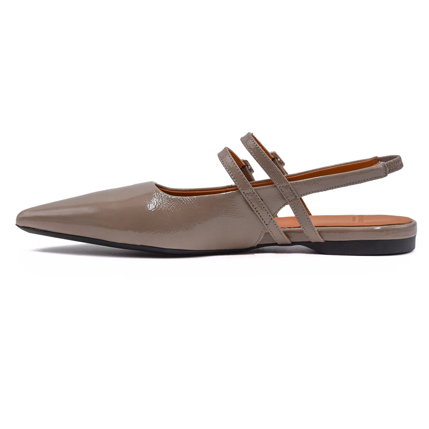 Vagabond Chanel Taupe Hermine In Vernice Dal Look Deciso Donna - Image 4