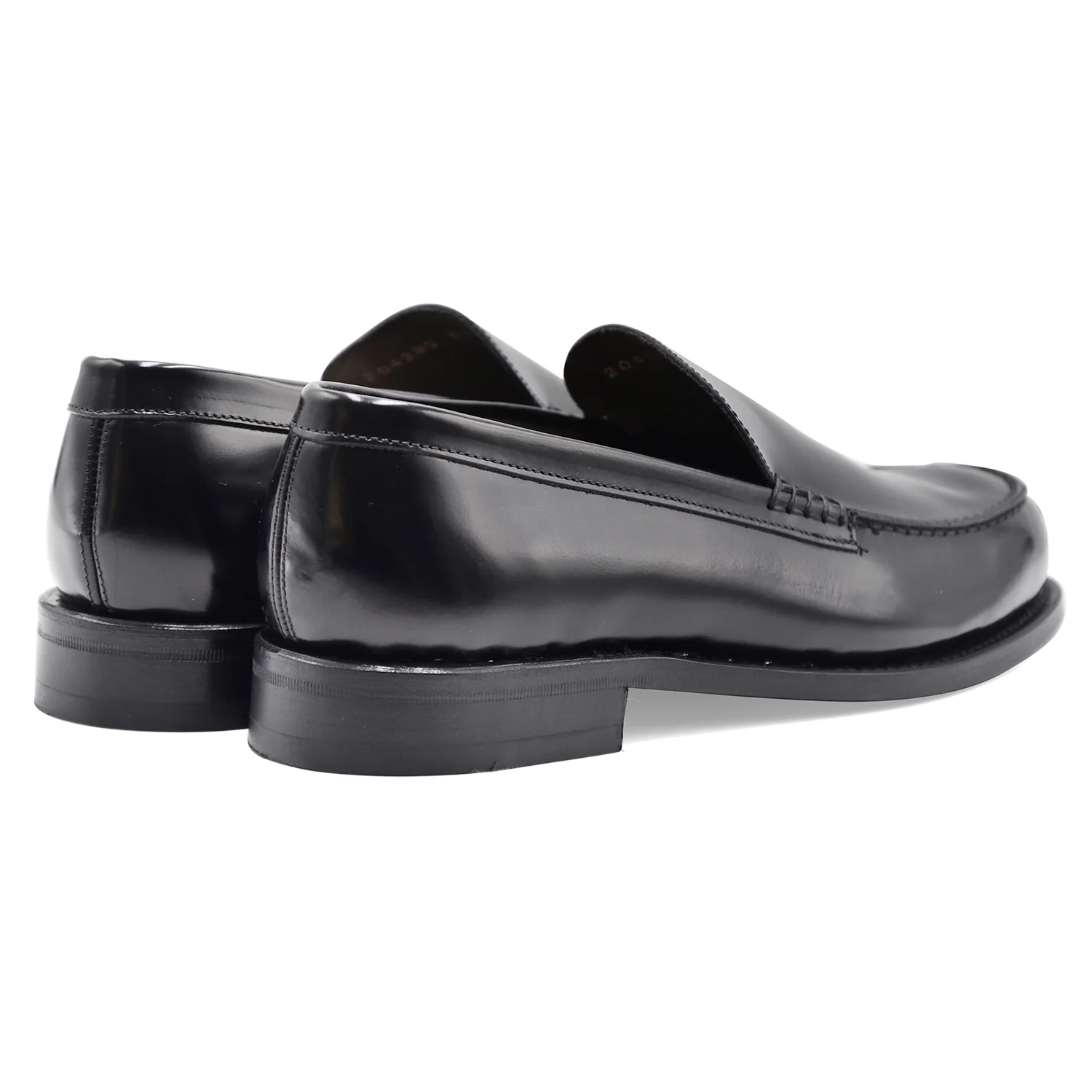 Mocassini Berwick 1707 Uomo Pelle Liscia Nero Goodyear Welted - Image 5