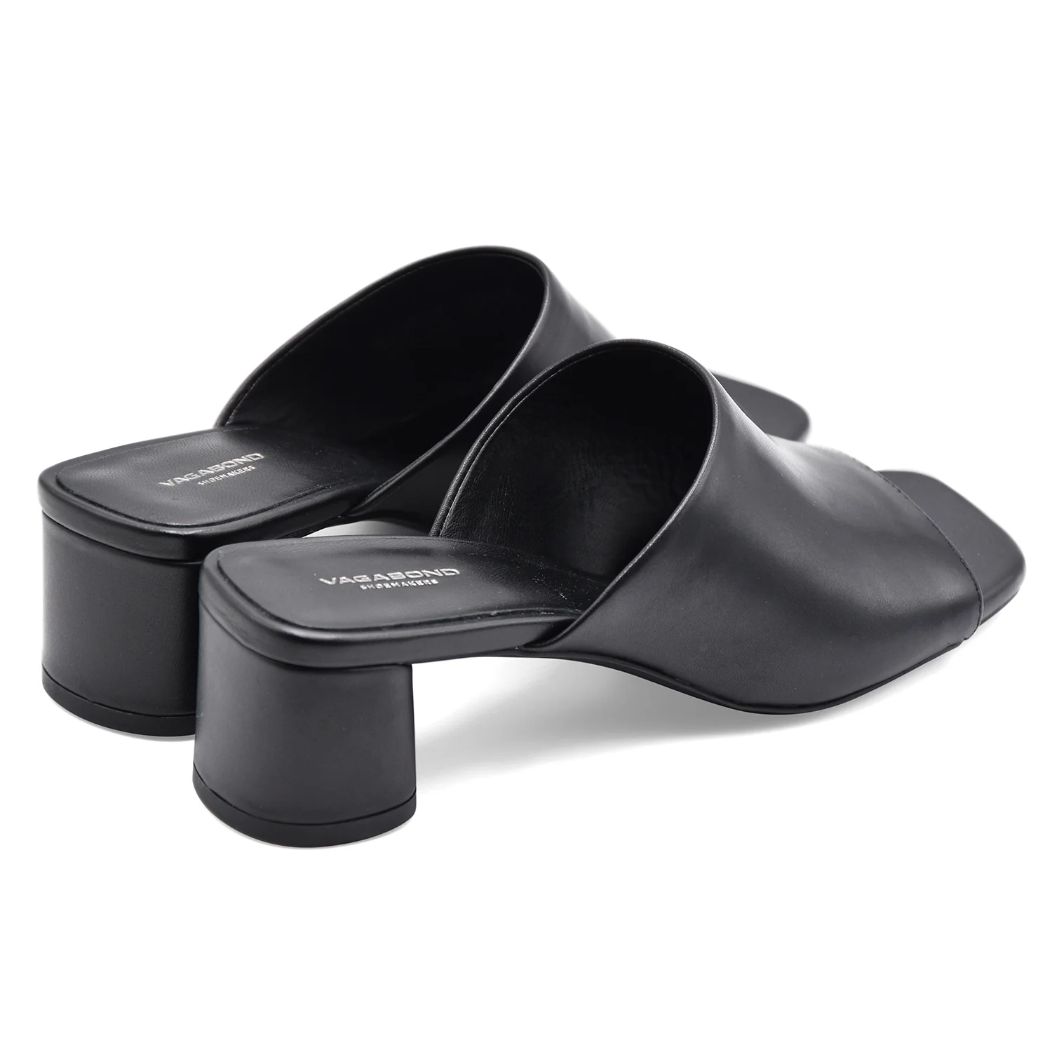 Sandali Mules Donna Vagabond Piper Nero Look Casual Raffinato - Image 5