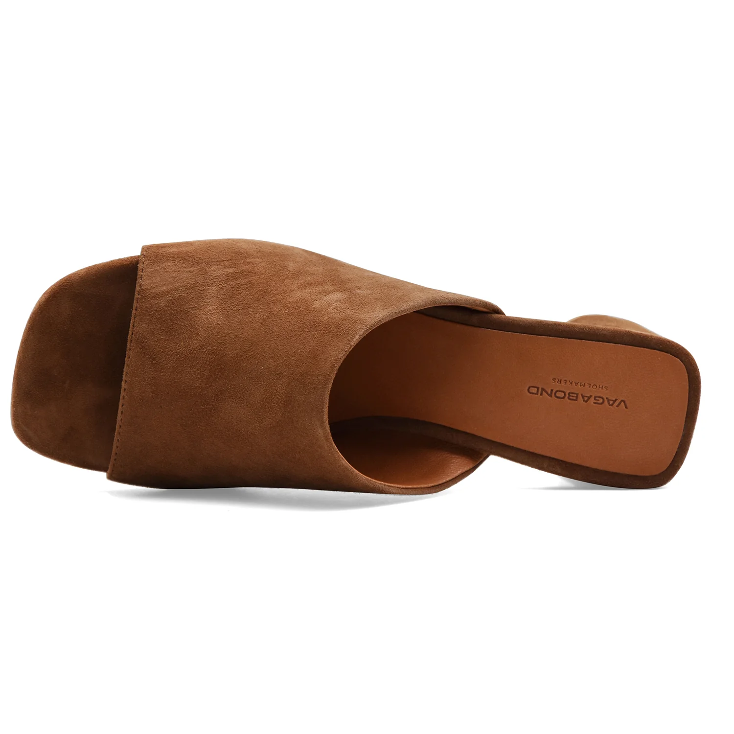Sandali Mules Donna Vagabond Piper Pelle Scamosciata Marrone - Image 4