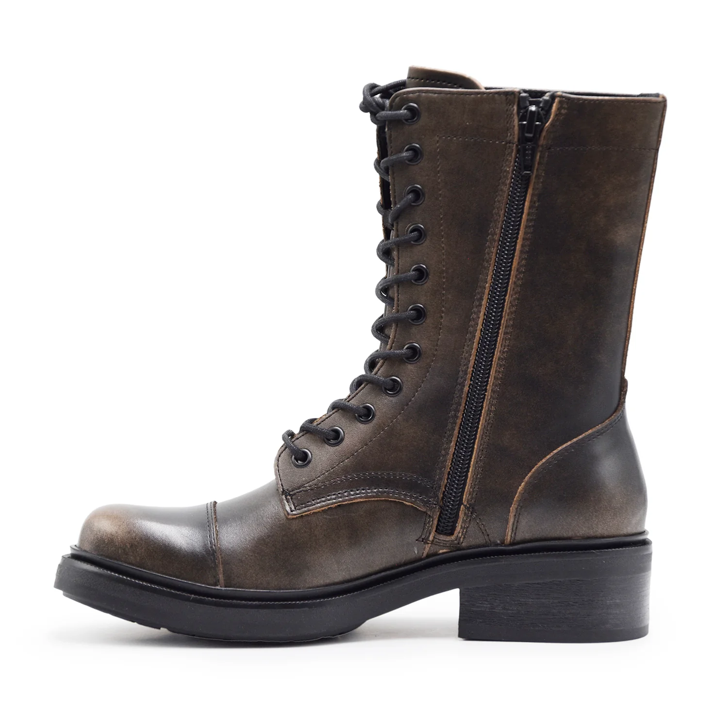 Anfibi Vagabond Karlie Donna Marrone Brush Off Effetto Vintage - Image 4