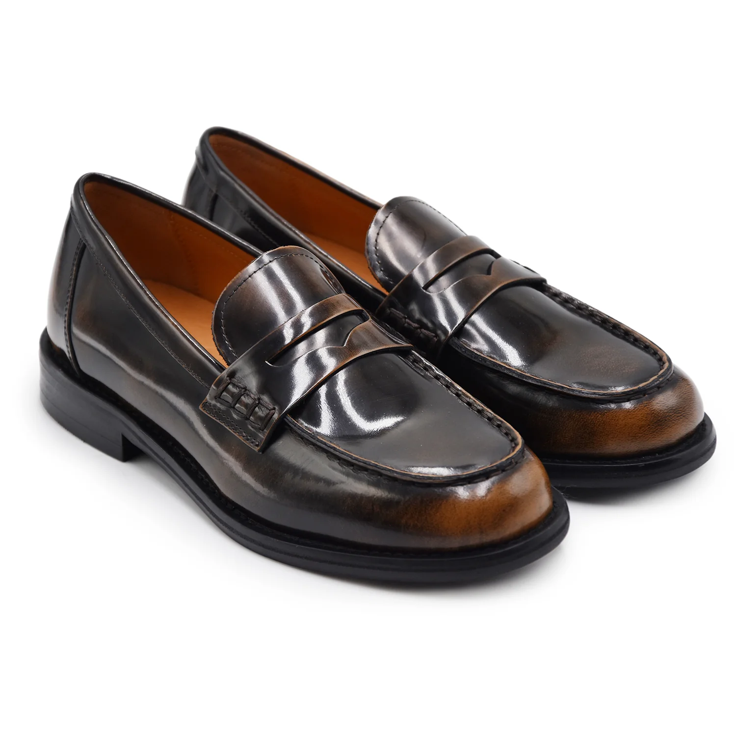 Mocassini Donna Vagabond Linn Pelle Walnut Con Cucitura Moc Toe - Image 2