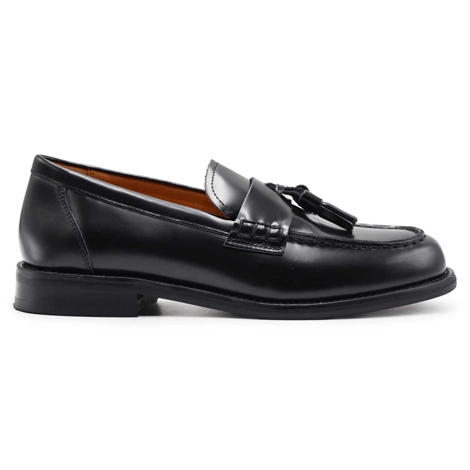 Mocassini Donna Vagabond Linn Nero Design Classico Con Nappine