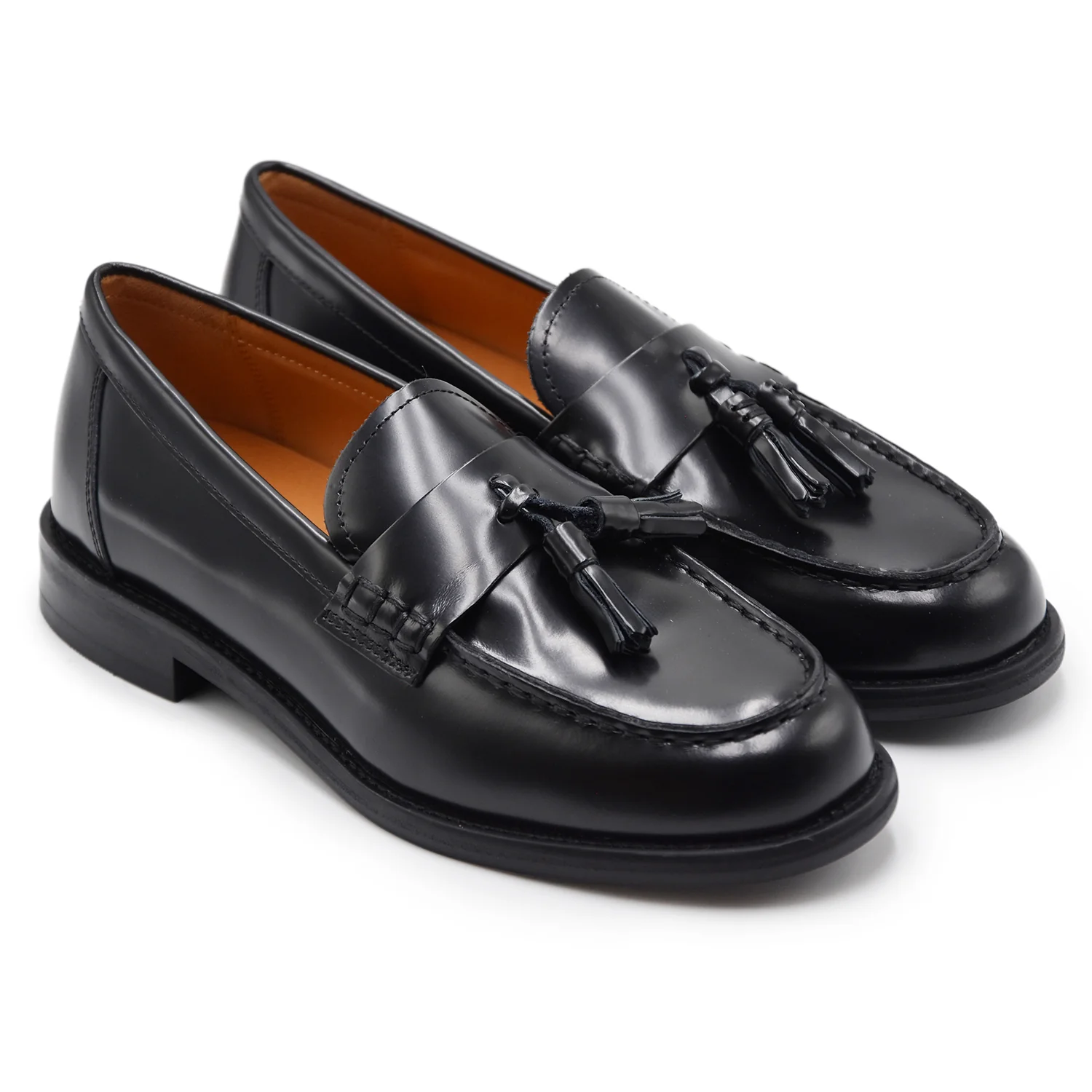Mocassini Donna Vagabond Linn Nero Design Classico Con Nappine - Image 2