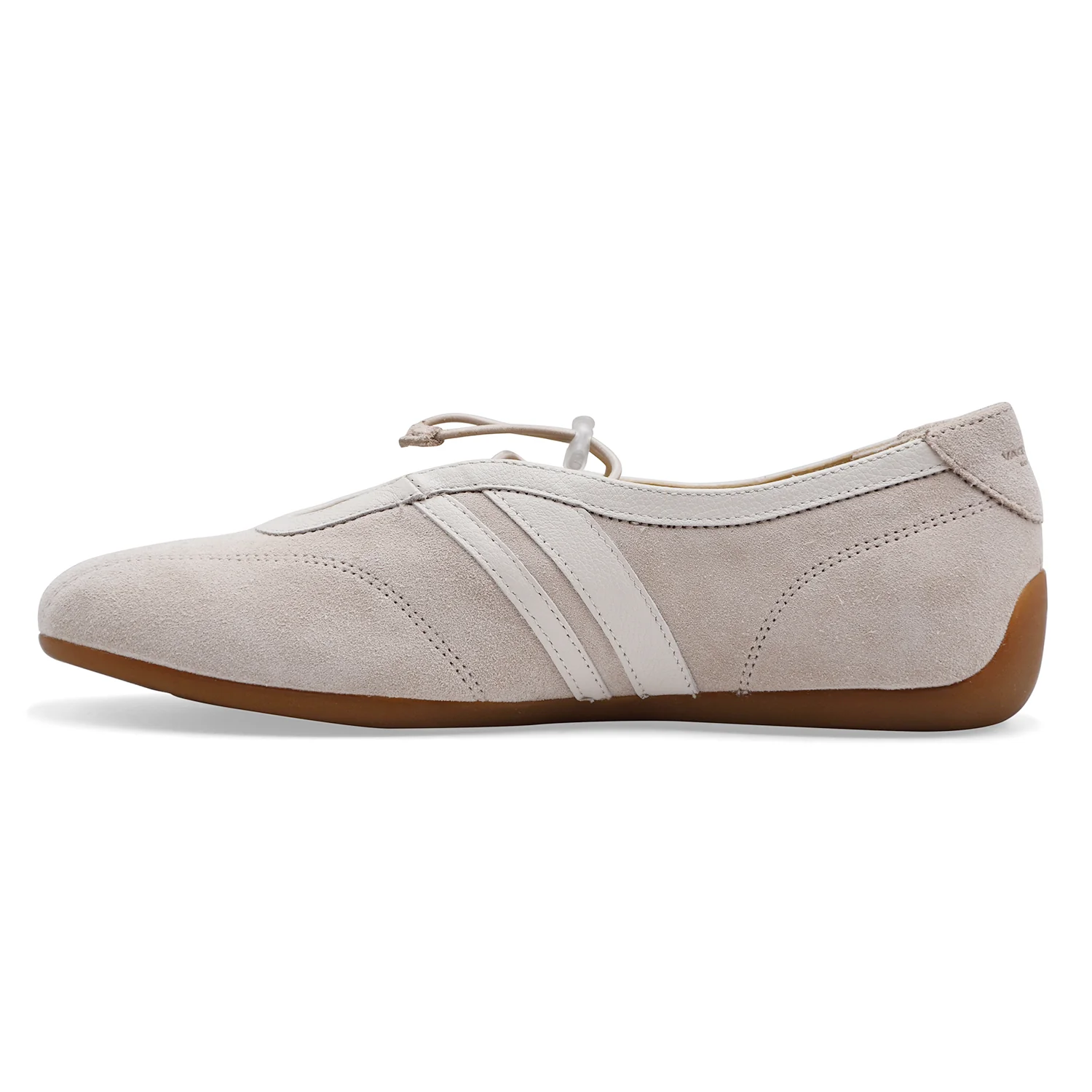 Sneakers Ballerina Vagabond Donne HOLLIE In Vero Camoscio Beige - Image 3