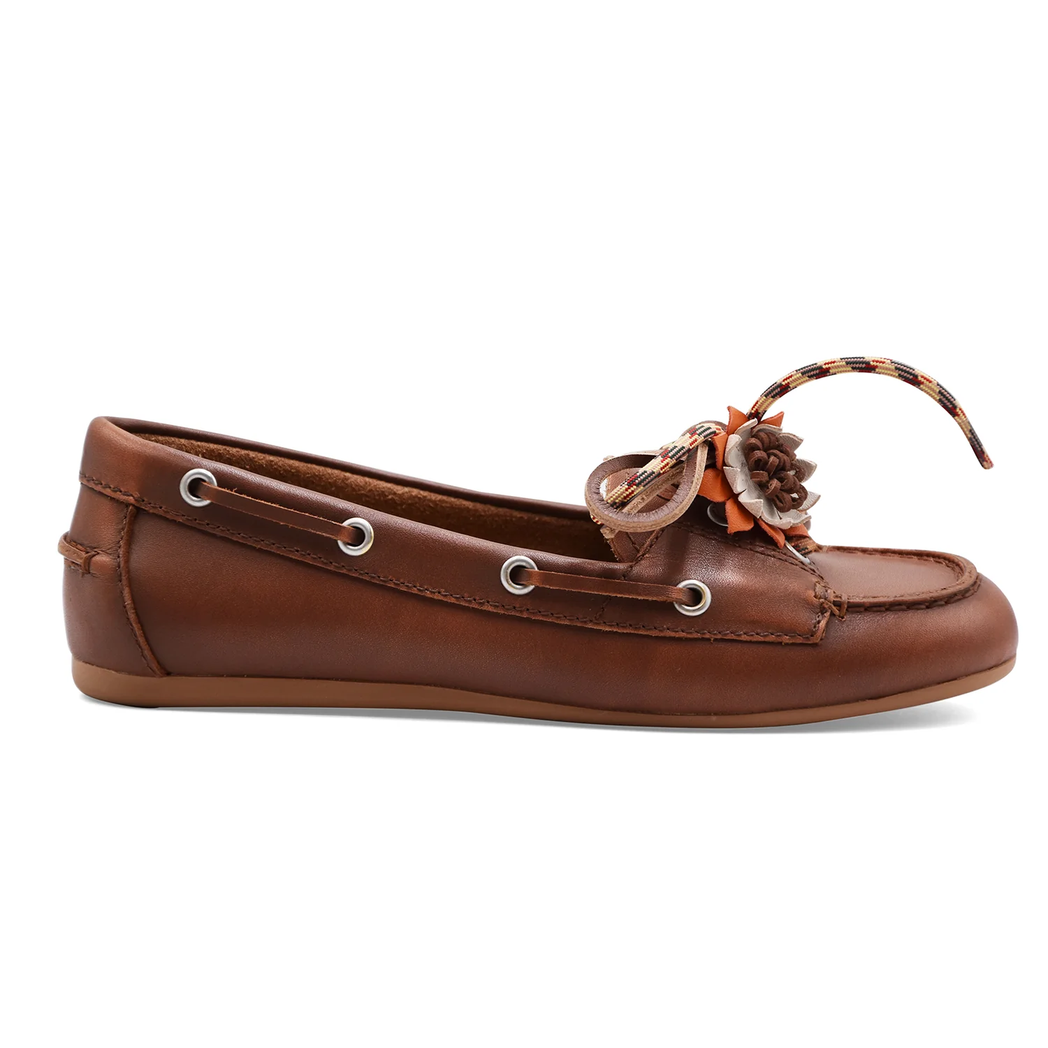 Scarpe Da Barca Bibi Lou Donna TANA LOAFER In Pelle Color Cuoio