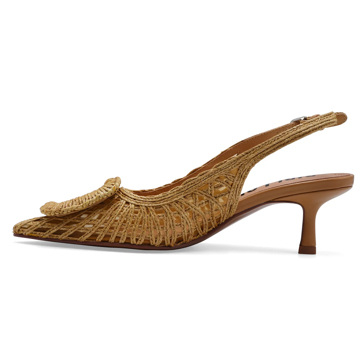 Slingback Bibi Lou Donna Natural Con Intreccio Stile Raffinato - Image 4