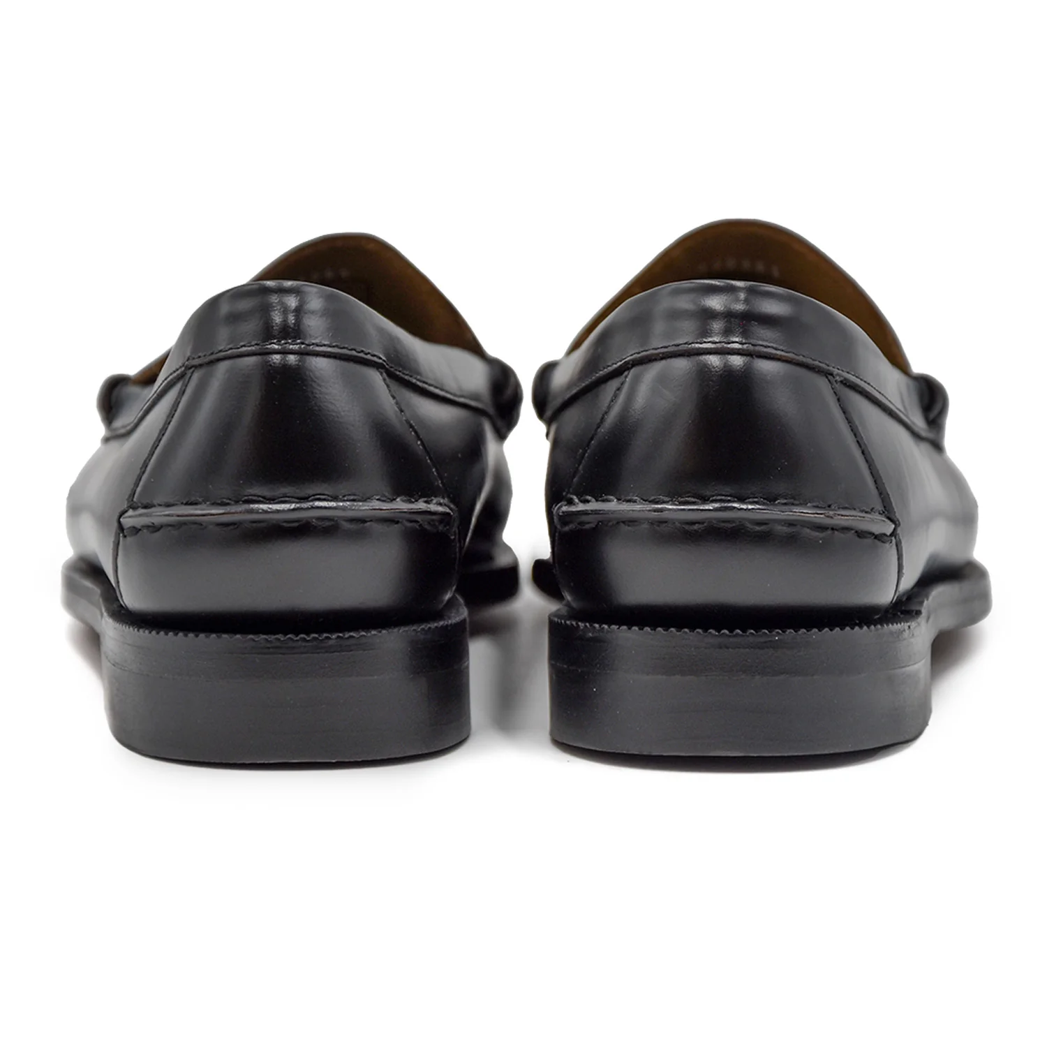Sebago Mocassini Uomo Dan Classic Pelle Pieno Fiore Nero - Image 5