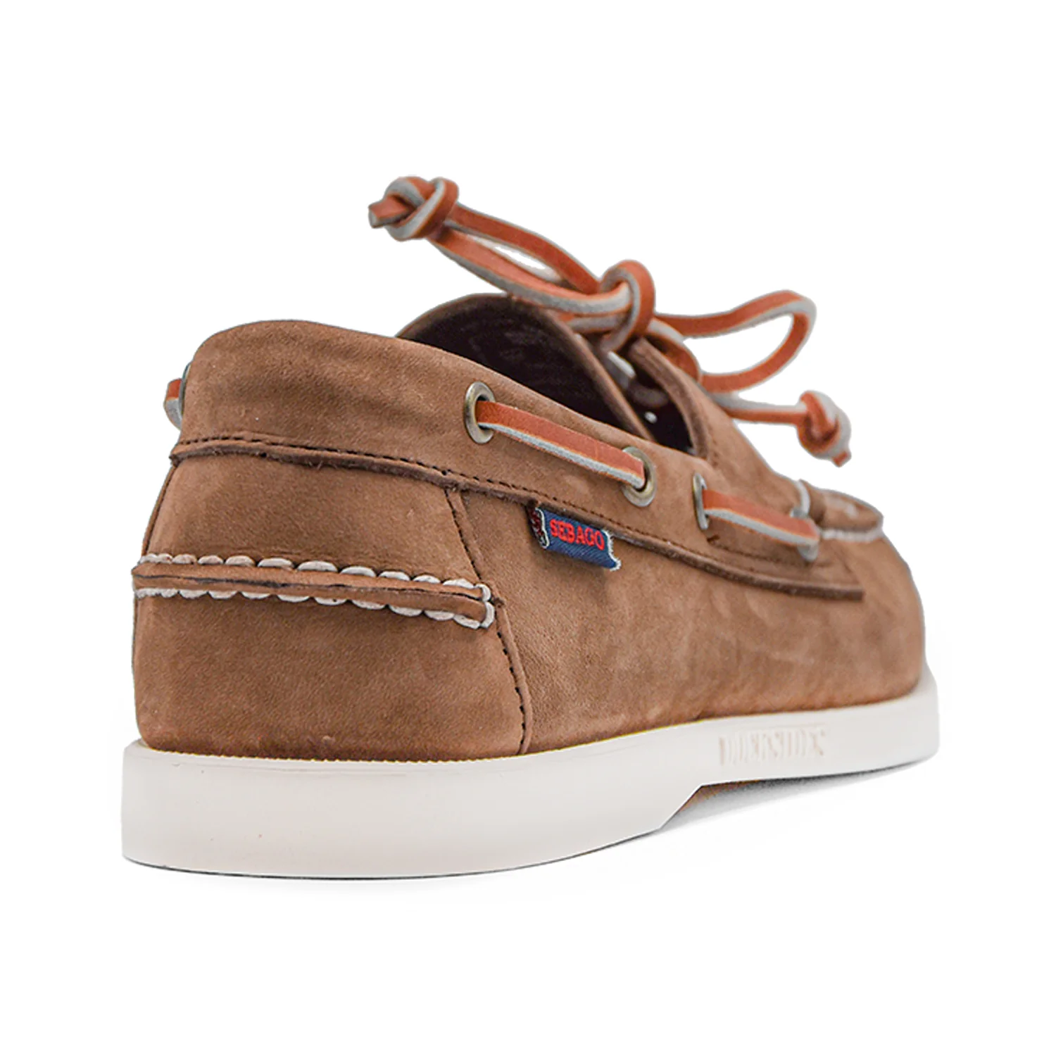 Sebago Portland Stringata Uomo Marrone Allacciatura 360° In Cuoio - Image 4