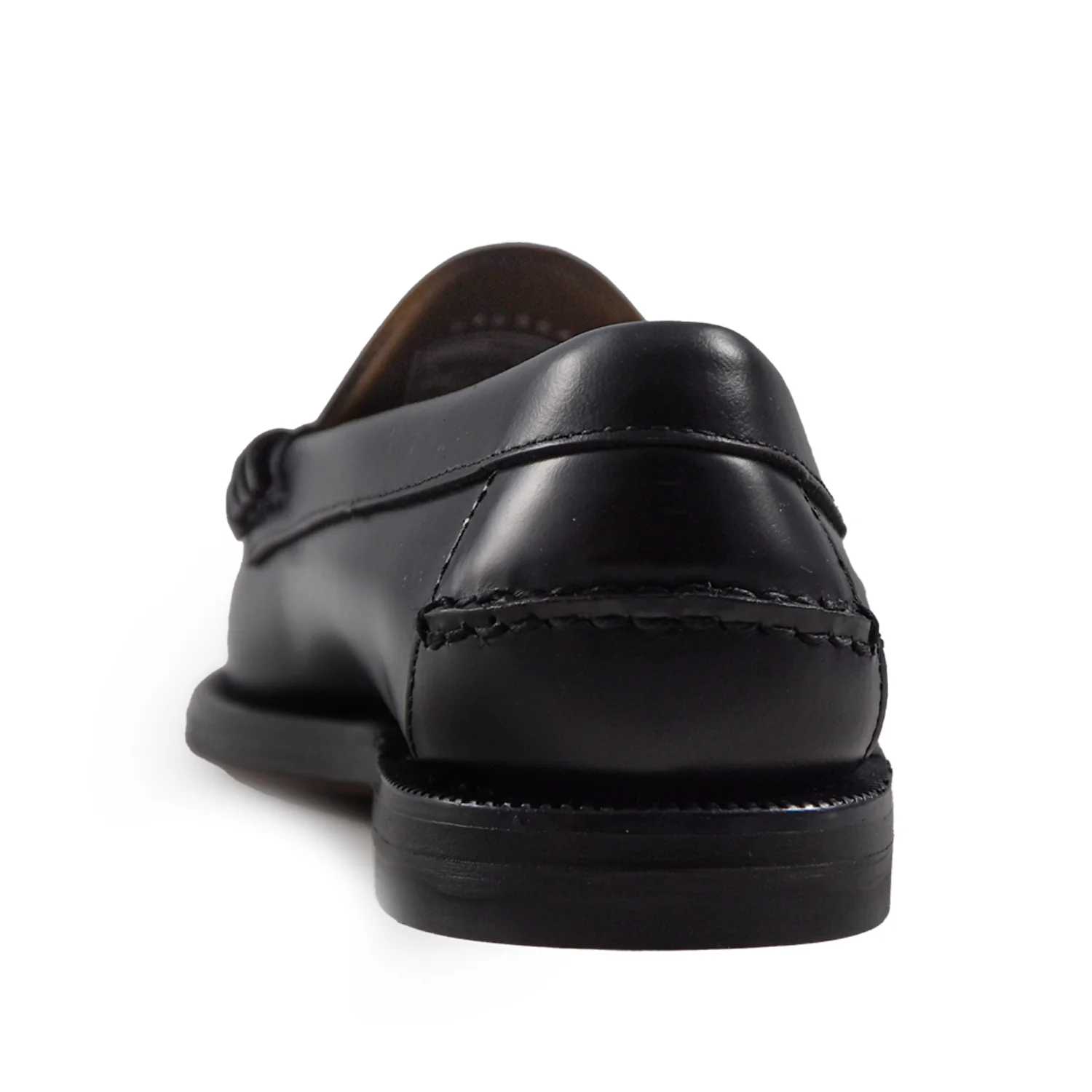 Mocassini Sebago Dan Donna Spazzolato Nero Suola Cuoio Trattato - Image 5