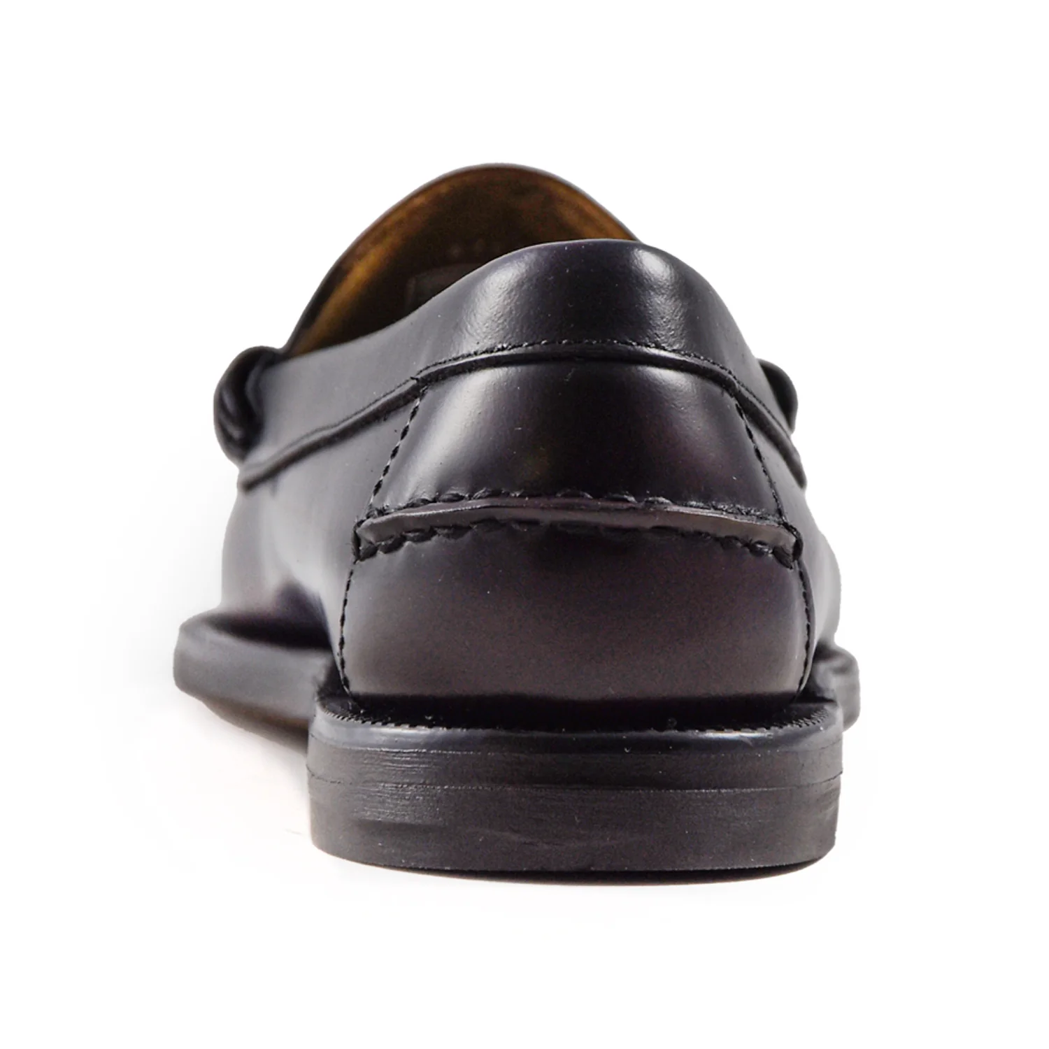 Sebago Dan Penny Loafer Mocassini Donna Burgundy Pelle Pieno Fiore - Image 4