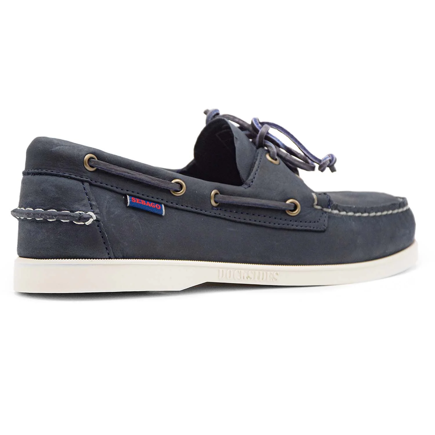 Sebago Portland Crazy K Allacciata Blu Uomo Sistema Pizzo Rawhide - Image 4