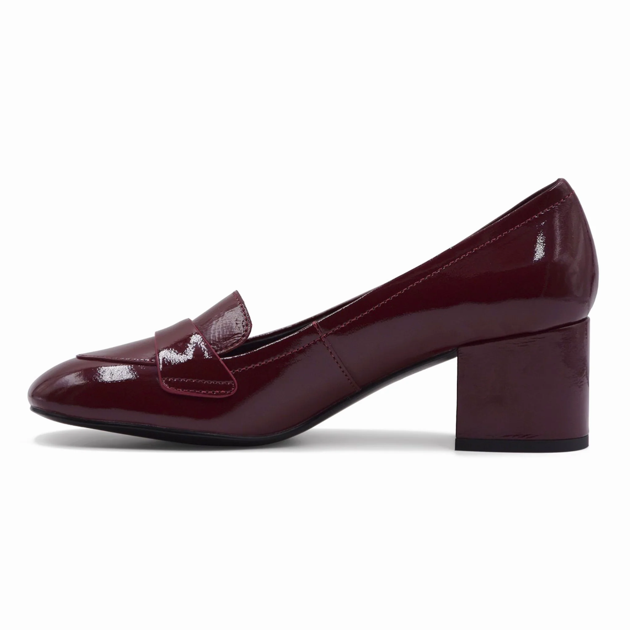 Bibi Lou Mocassini 700Z21VK Con Tacco Donna Pelle Bordeaux - Image 2