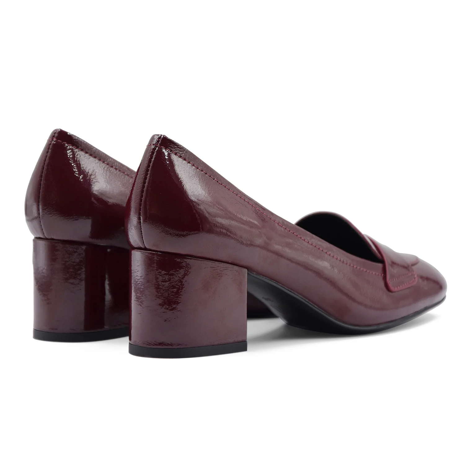 Bibi Lou Mocassini 700Z21VK Con Tacco Donna Pelle Bordeaux - Image 4