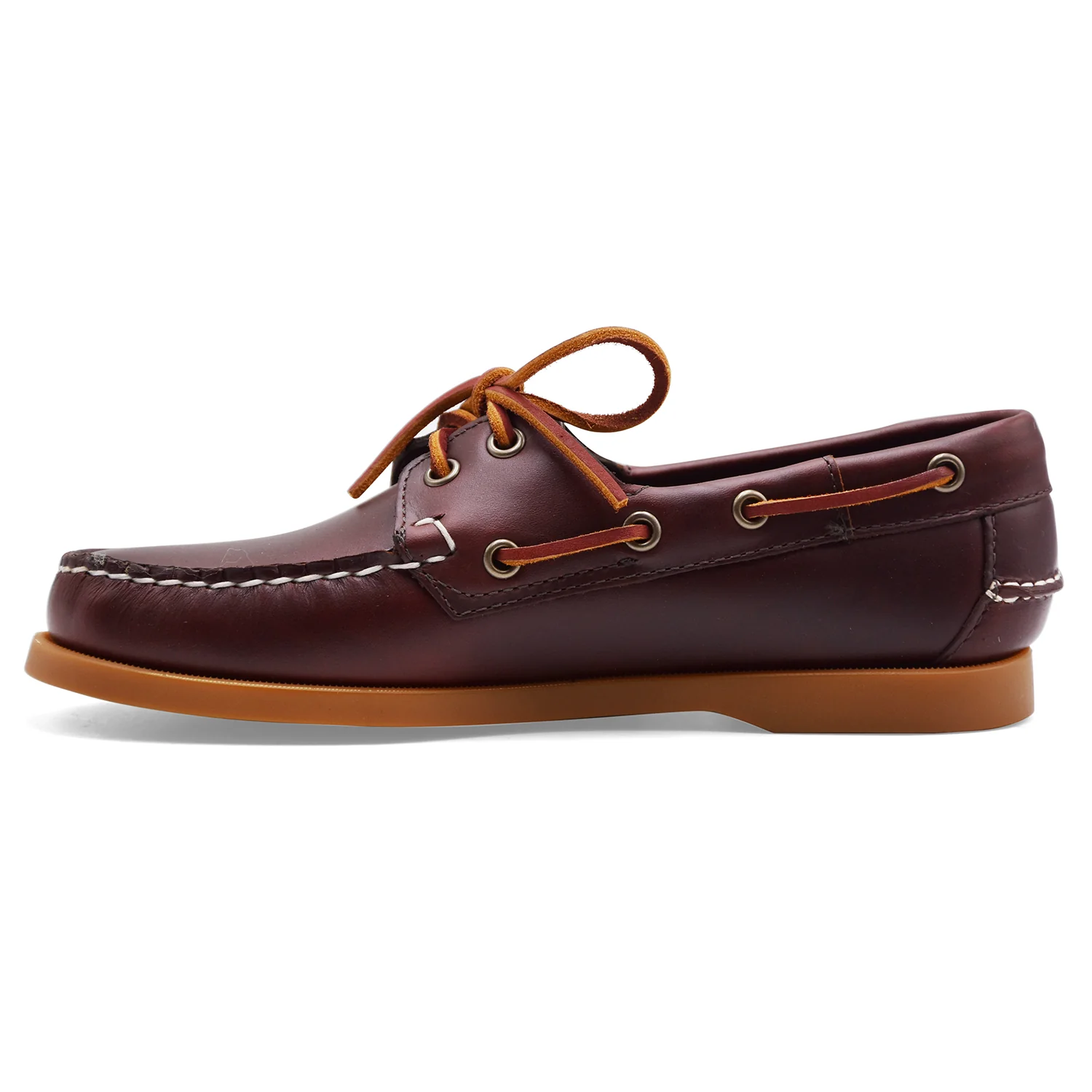 Sebago Donna Scarpe Da Barca DOCKSIDES PORTLAND WAXED Pelle Cuoio - Image 4