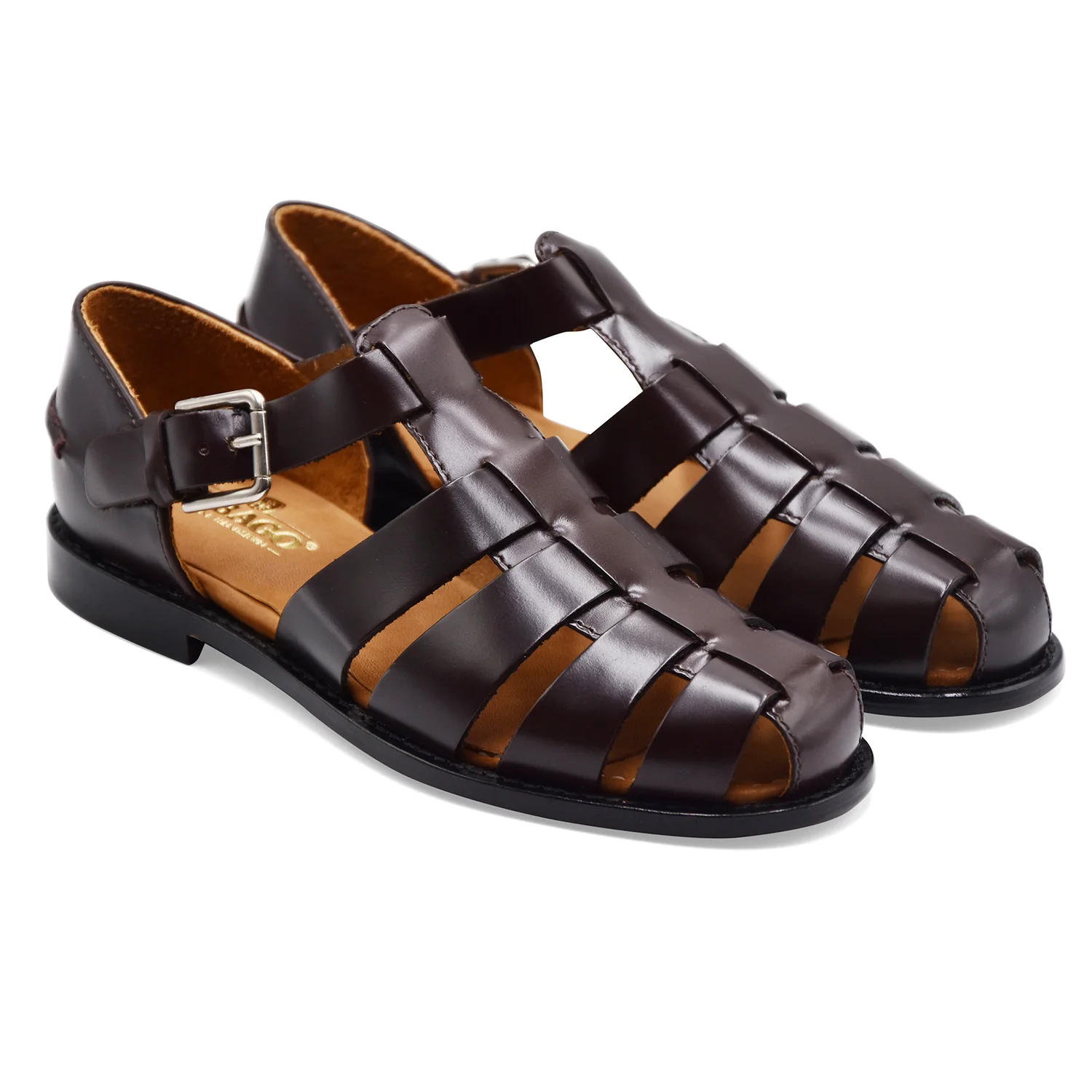Sandali Sebago Gurkha Tale Donna In Pelle Dark Brown Naturale - Image 2