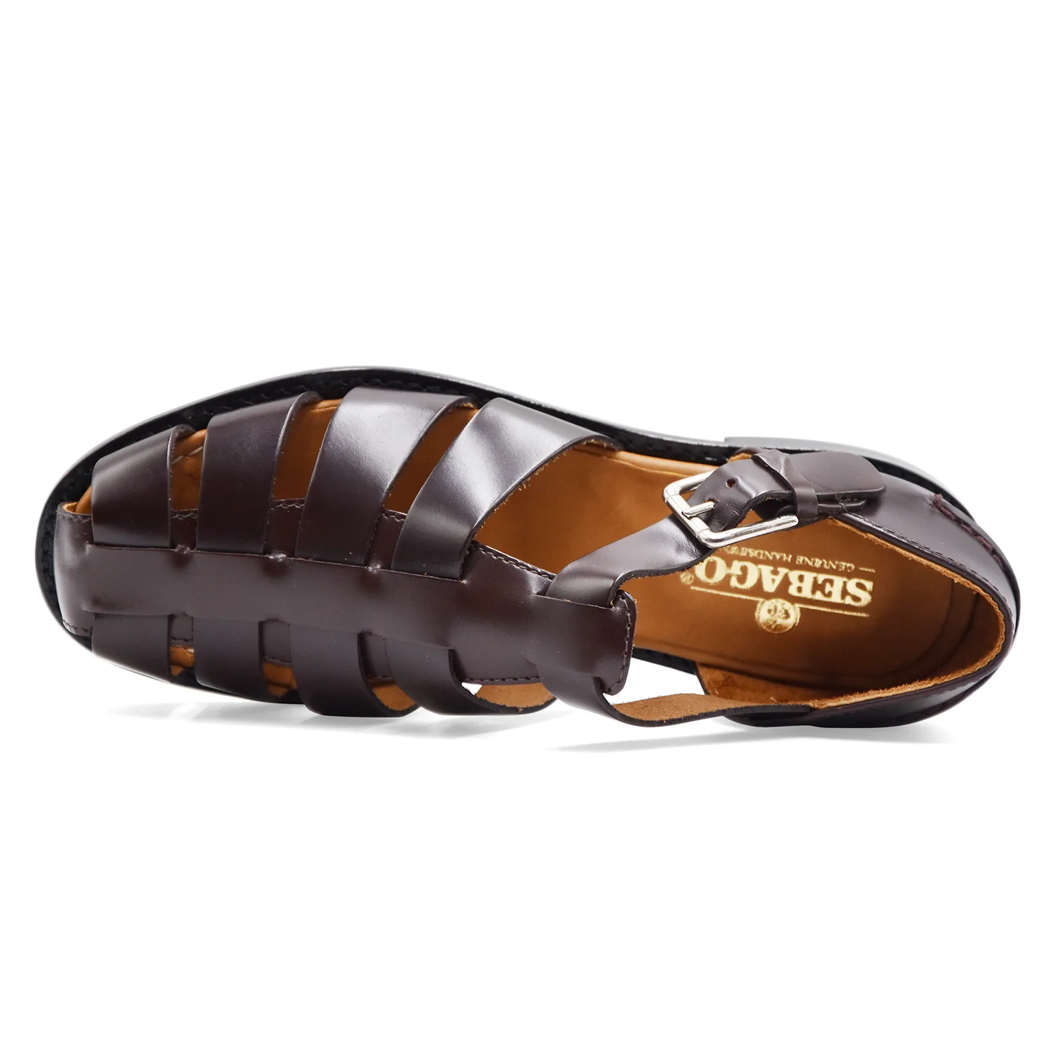 Sandali Sebago Gurkha Tale Donna In Pelle Dark Brown Naturale - Image 3