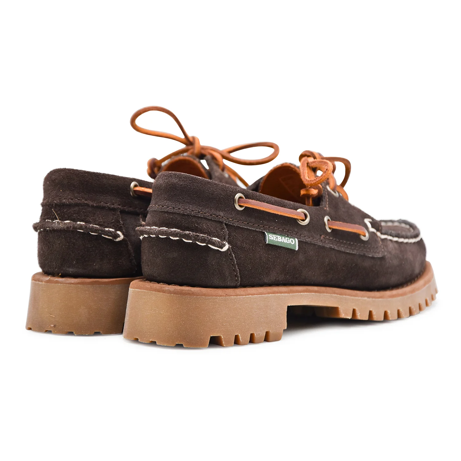 Allacciate Sebago Donna Pelle Scamosciata Marrone Ranger Suede - Image 3