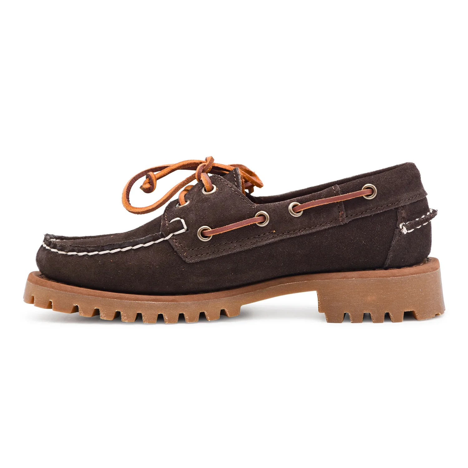 Allacciate Sebago Donna Pelle Scamosciata Marrone Ranger Suede - Image 4