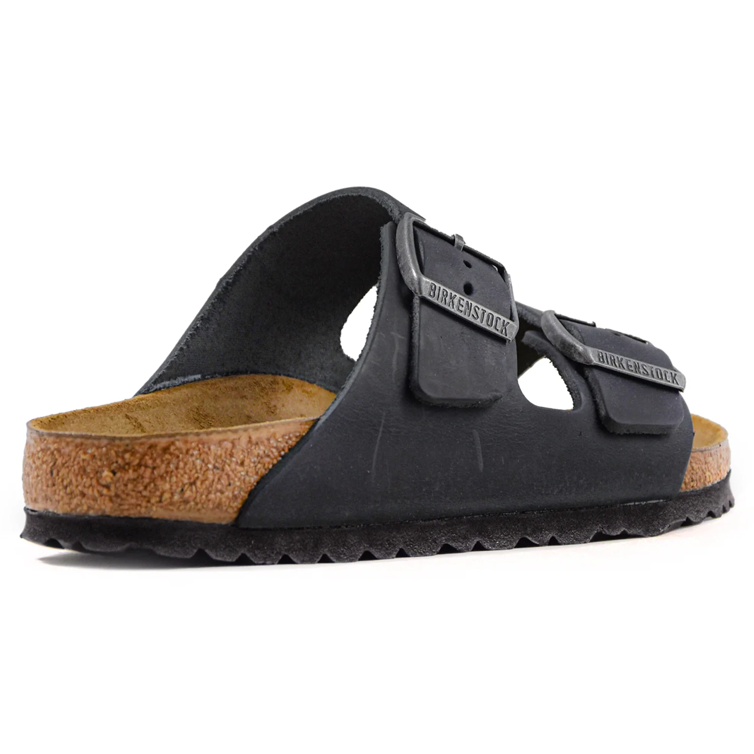 Sandali Birkenstock Donna Arizona BS Nero In Pelle Nabuk Oliata - Image 4
